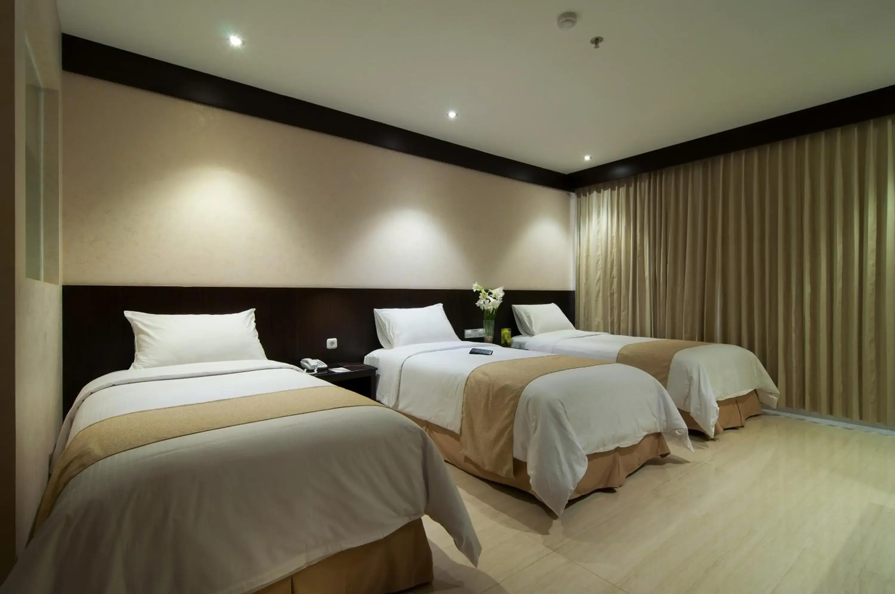 TV and multimedia, Bed in Aria Gajayana Hotel
