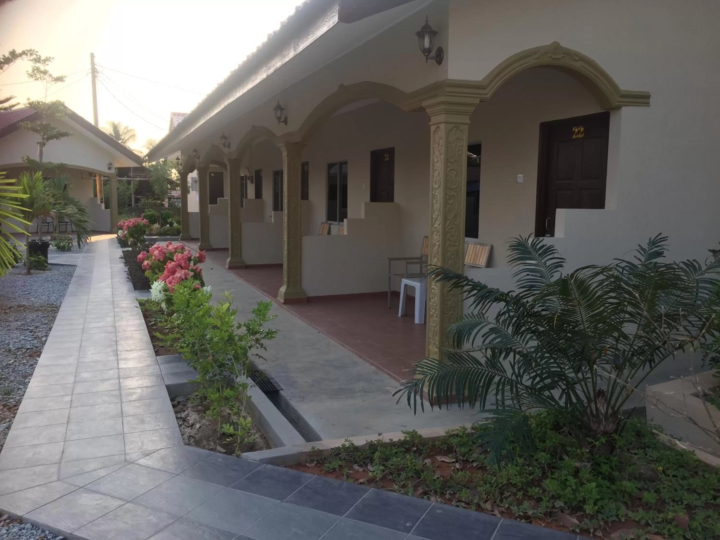 Patio in Dhania Cenang Beach Motel