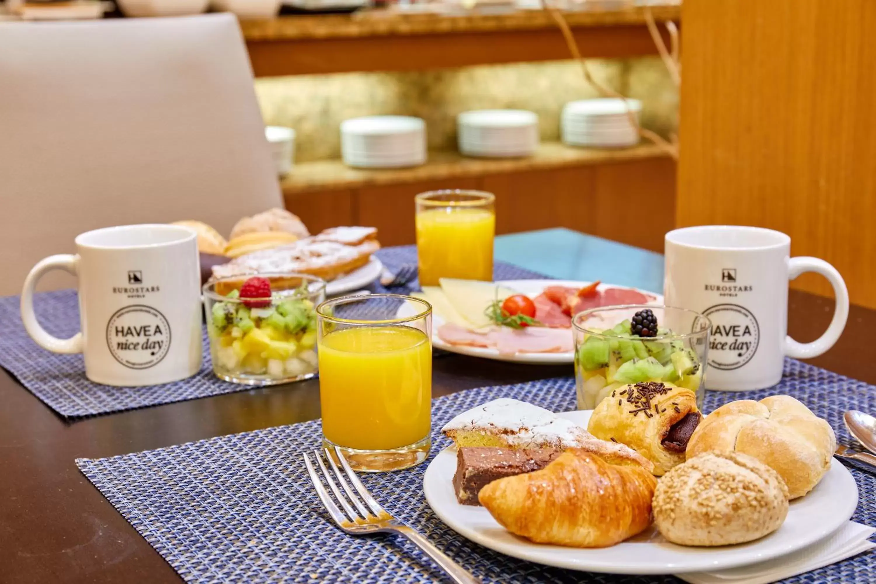 Food and drinks, Breakfast in Eurostars Monumental