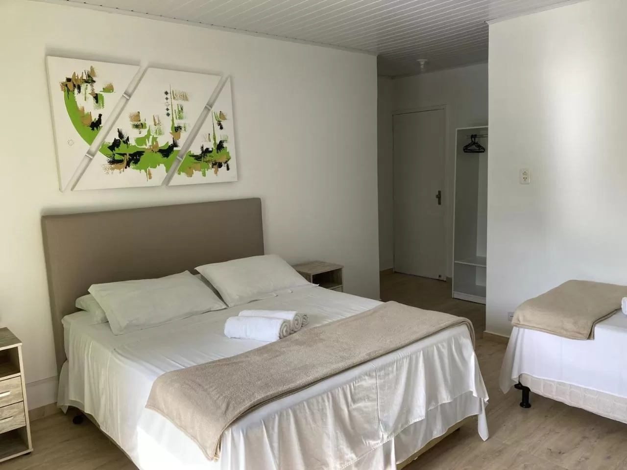 Bed in Pousada Marinamarela