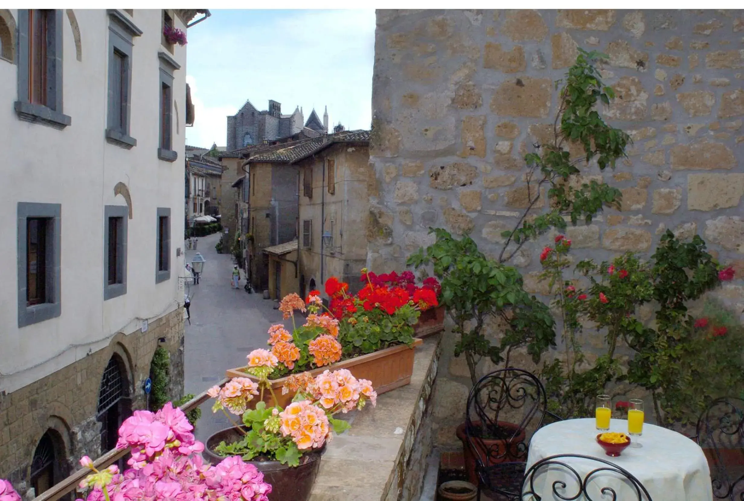 Spring, Balcony/Terrace in Hotel Corso