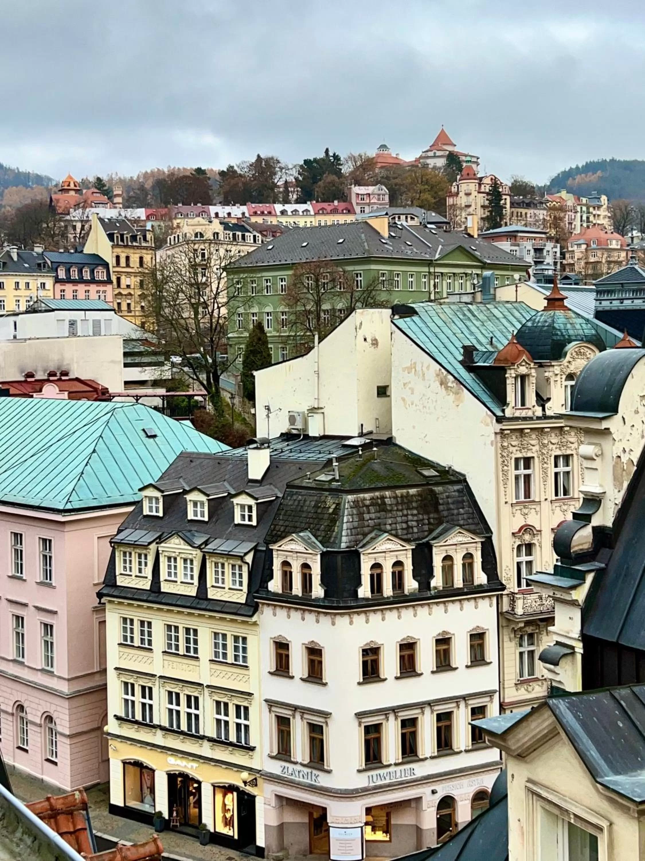 City view in Zlatý Sloup