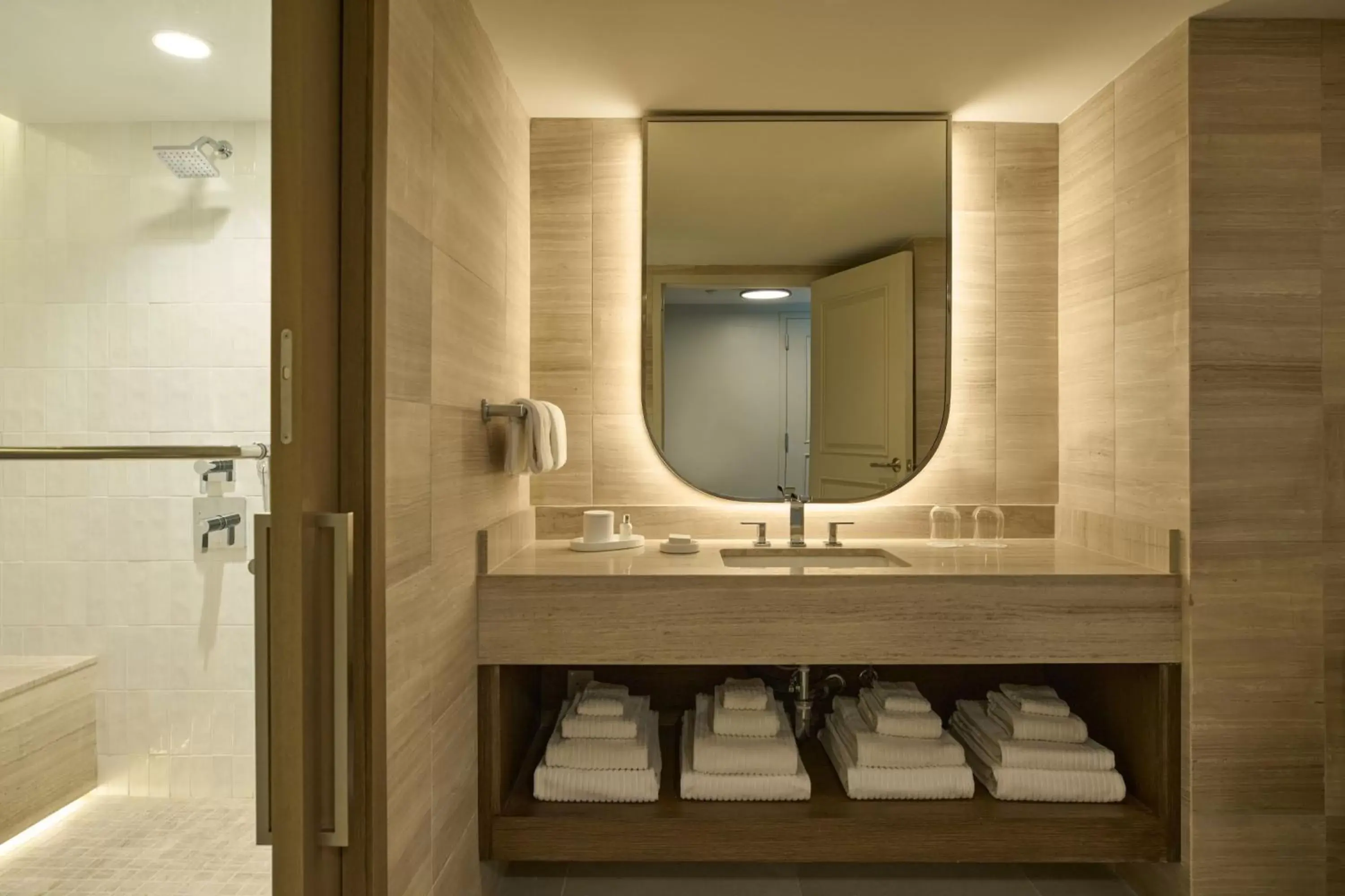 Bathroom in VEA Newport Beach, a Marriott Resort & Spa