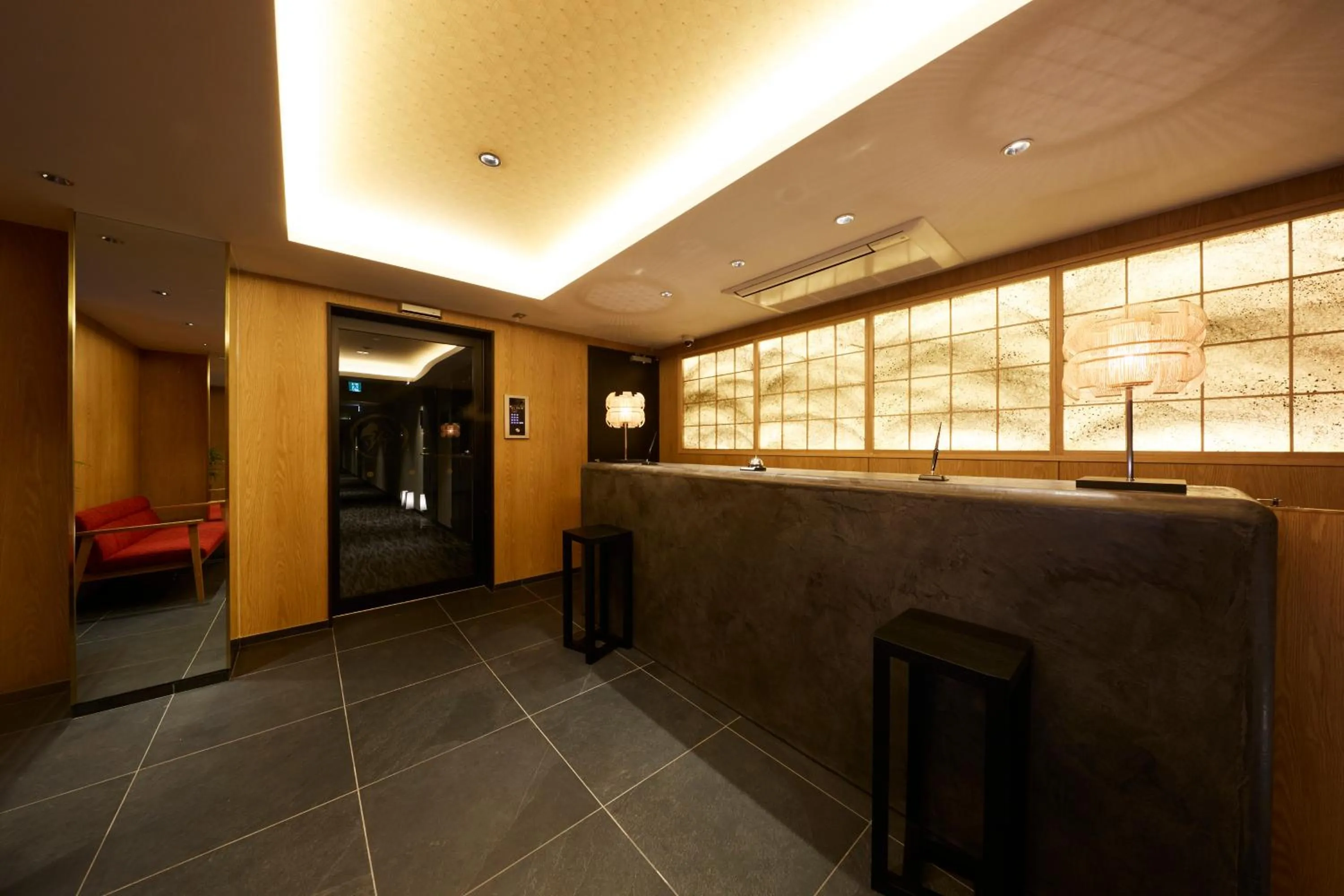 Lobby or reception, Bed in Rinn Kamiebisu