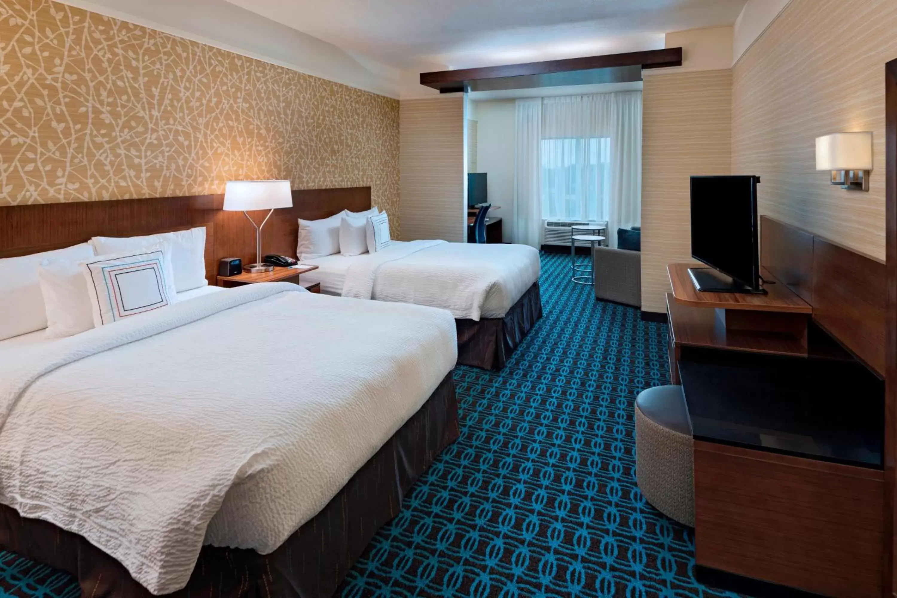 Bedroom, Bed in Fairfield Inn & Suites by Marriott Dublin