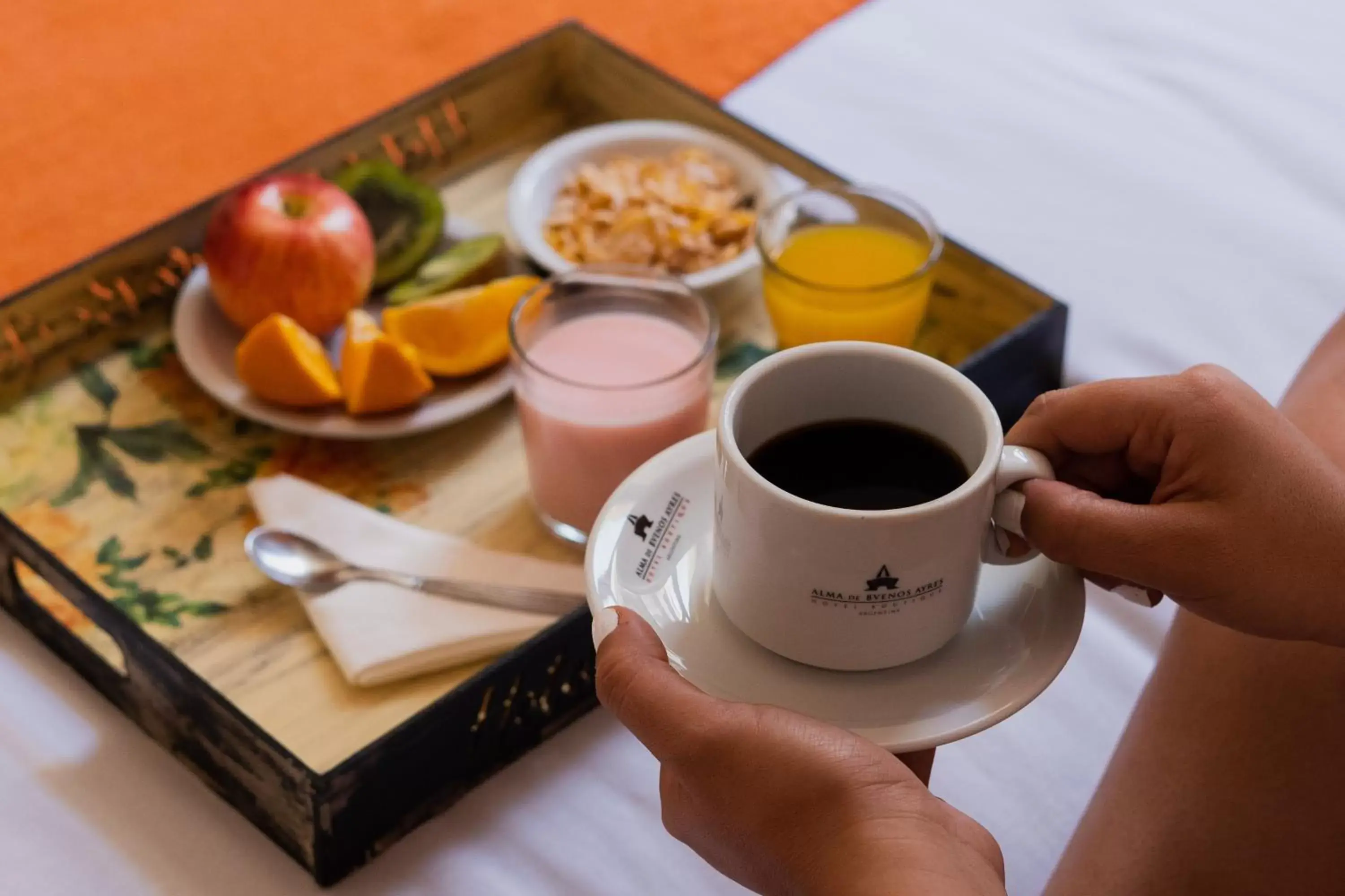 Continental breakfast in Hotel Alma De Buenos Aires