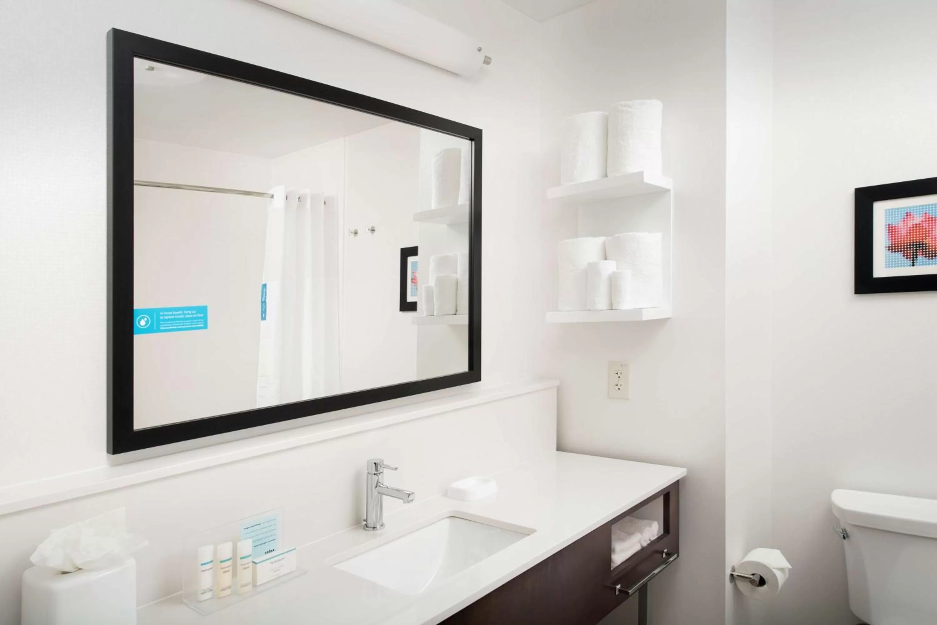 Bathroom in Hampton Inn & Suites San Antonio Lackland AFB SeaWorld