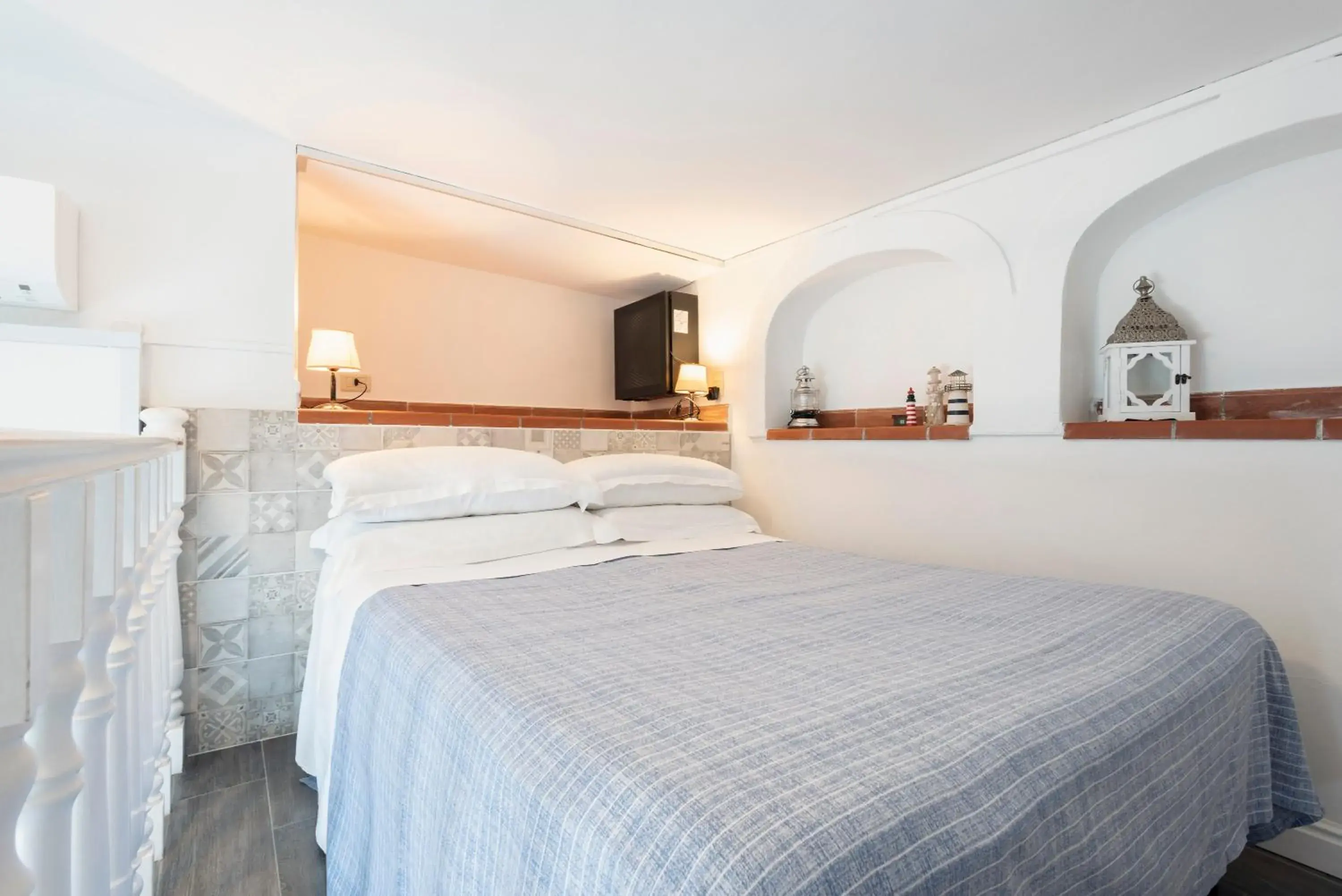 Bed in Hotel La Caletta