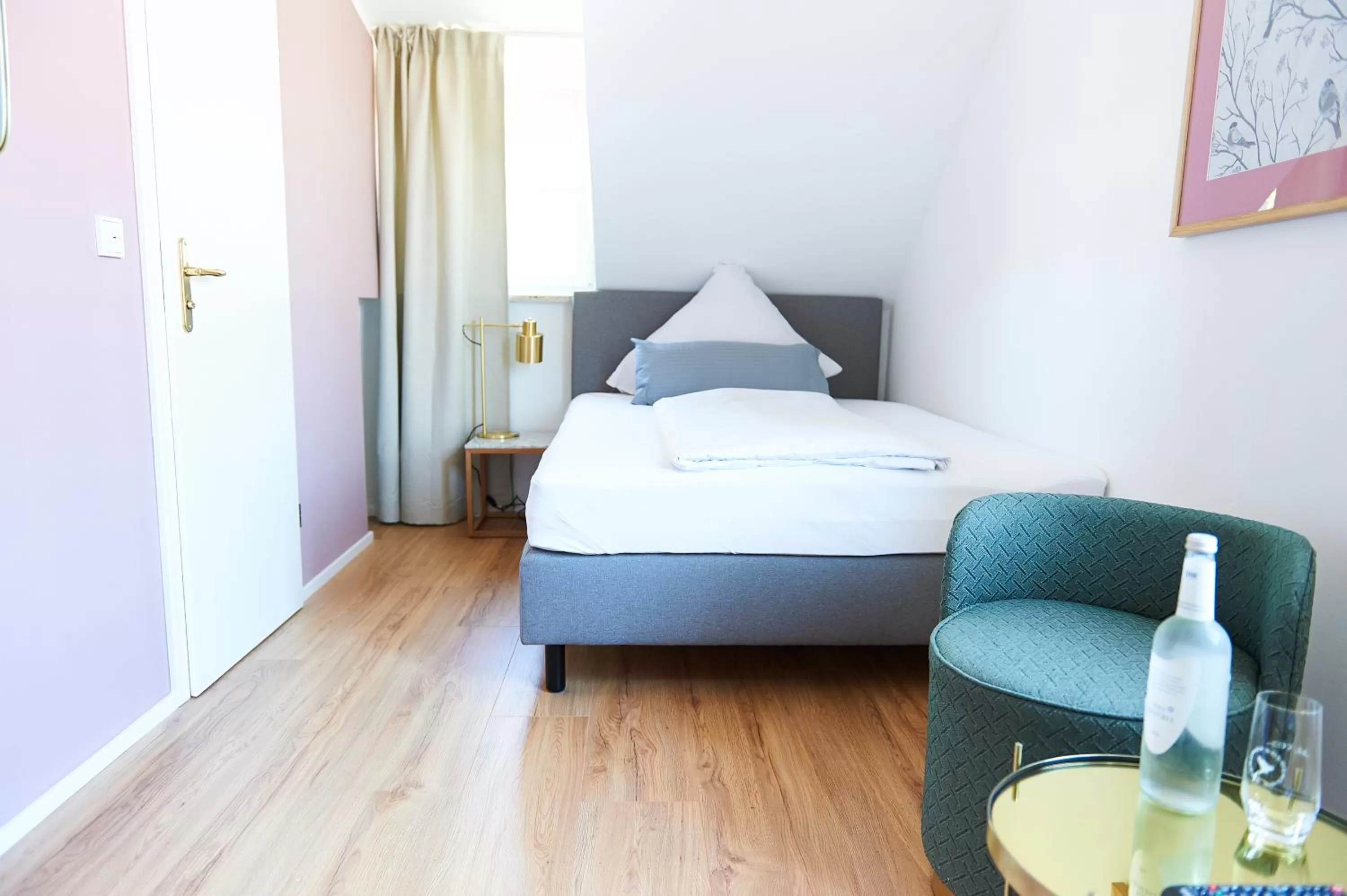 Bed in Hotel Garni Goldammer