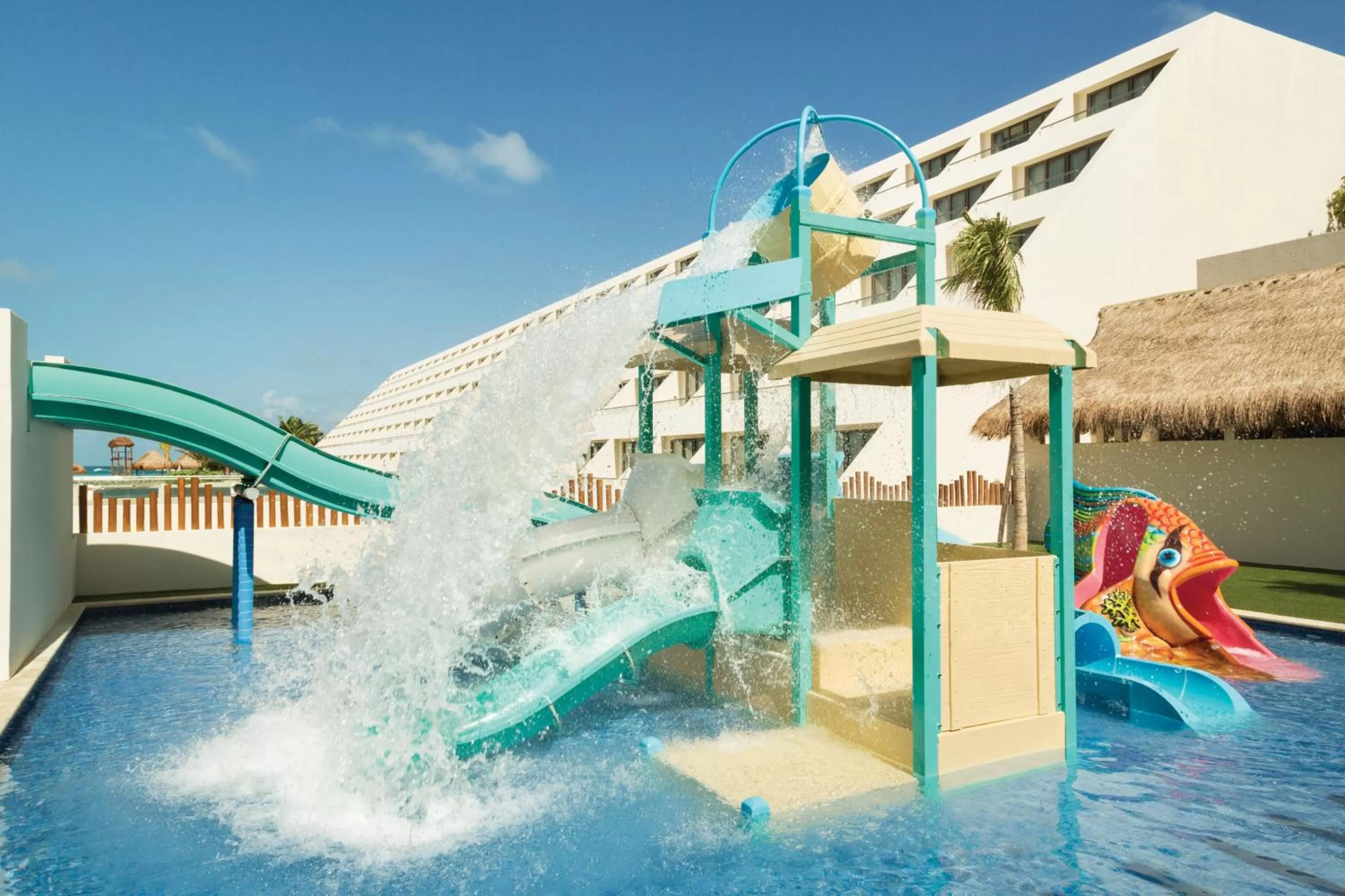 Aqua park in Hyatt Ziva Cancun All-Inclusive
