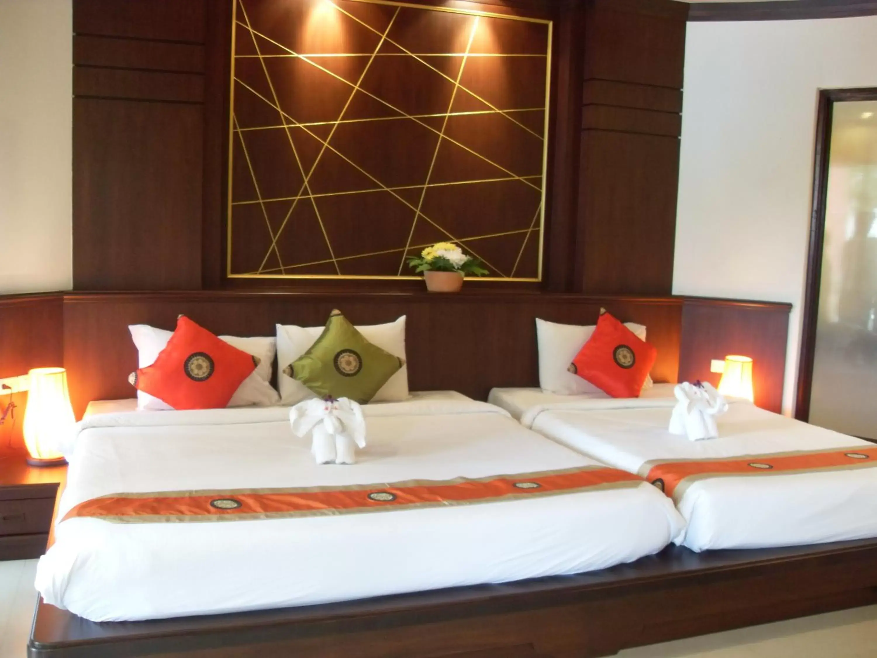Bed in Golden Beach Resort