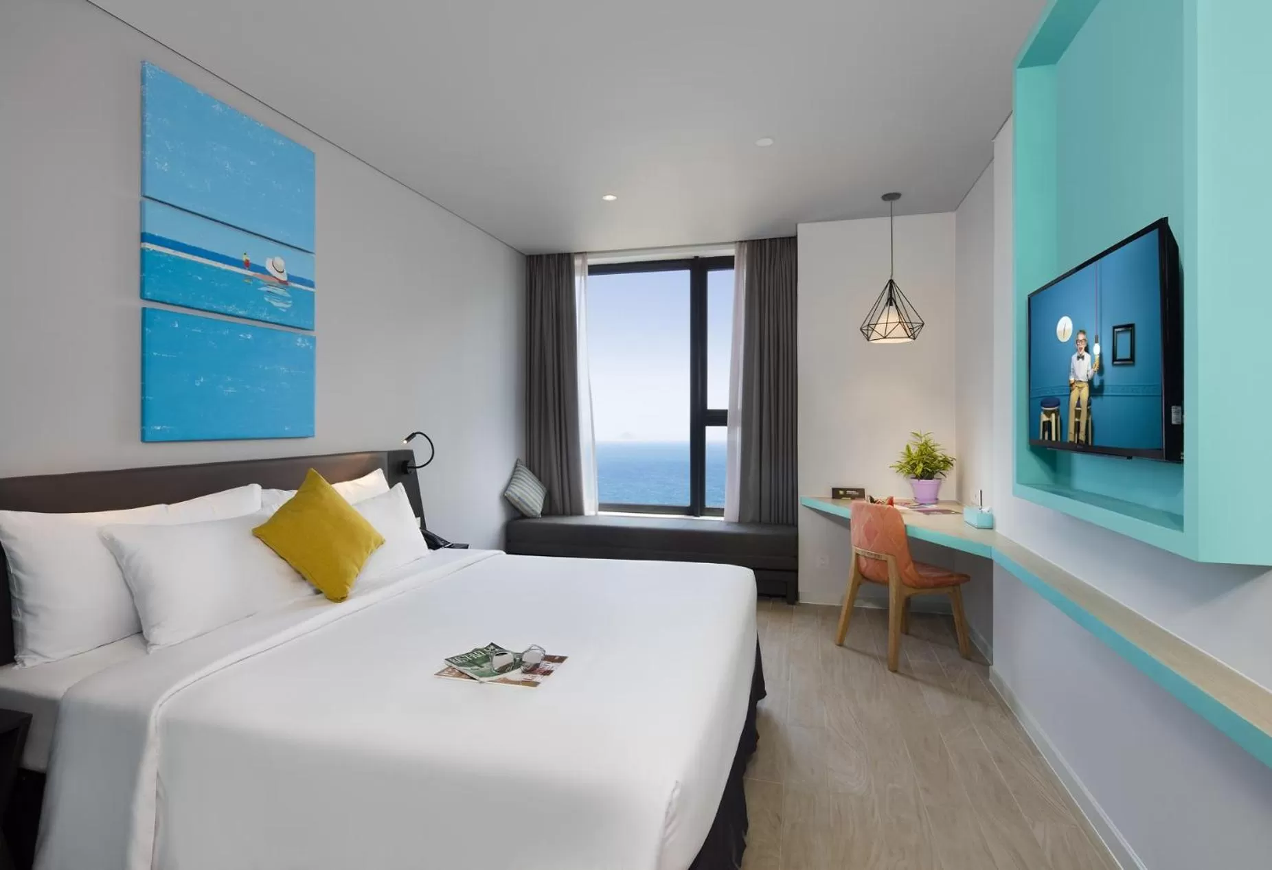 Communal lounge/ TV room, Bed in ibis Styles Nha Trang