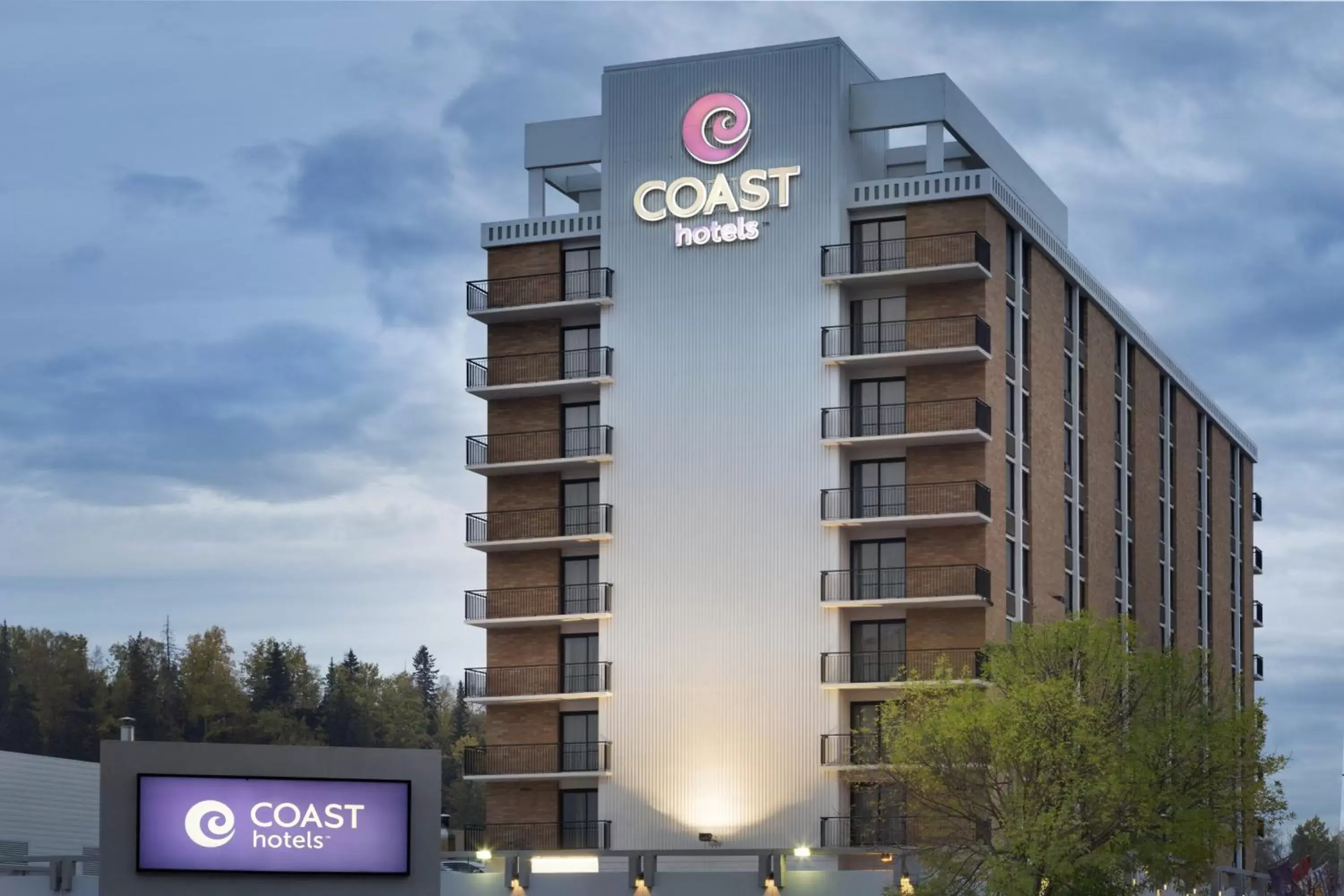 Facade/entrance, Property Logo/Sign in Coast Prince George Hotel by APA