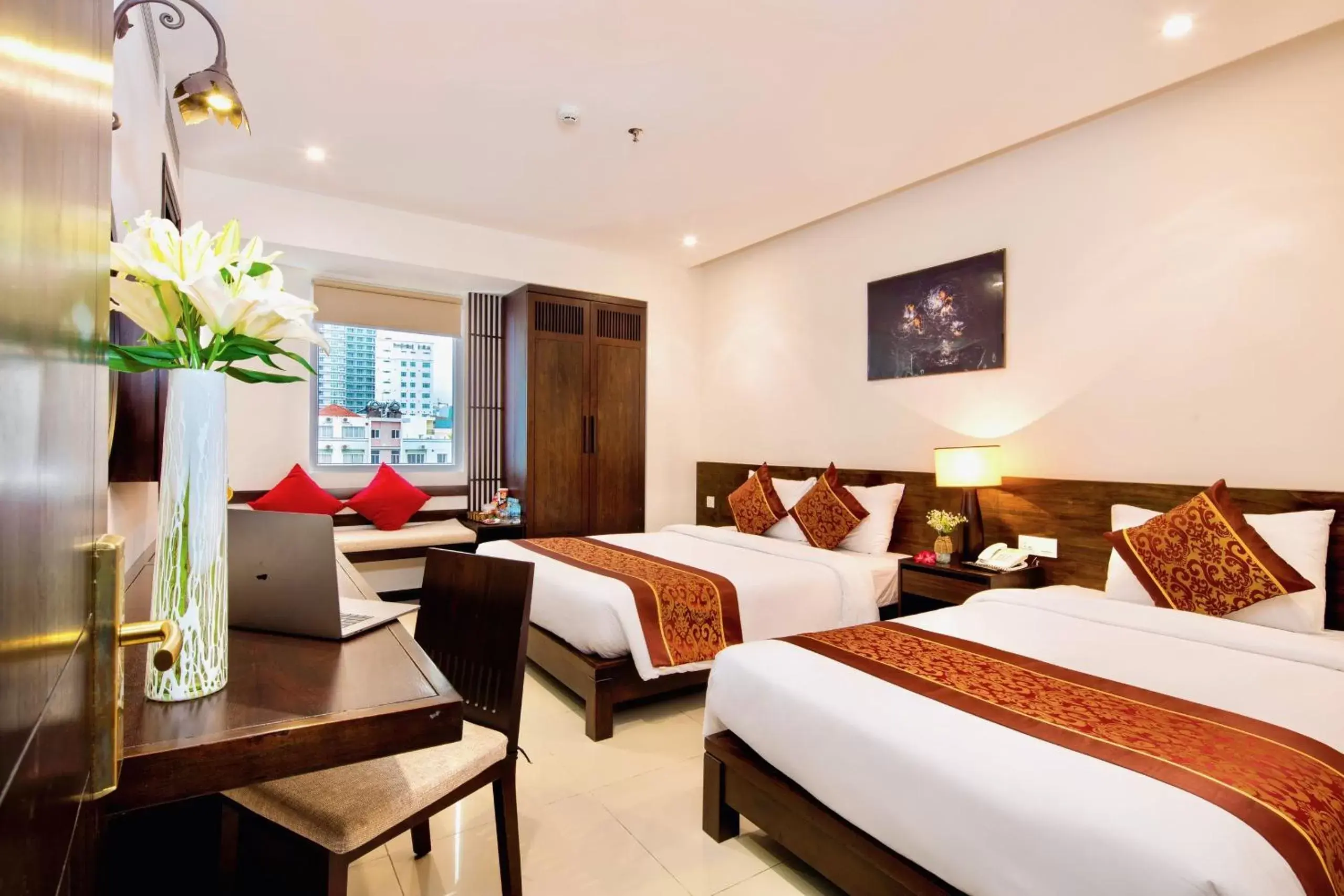 Photo of the whole room, Bed in Edele Hotel Nha Trang Beach Photo of the whole room, Bed in Edele Hotel Nha Trang Beach