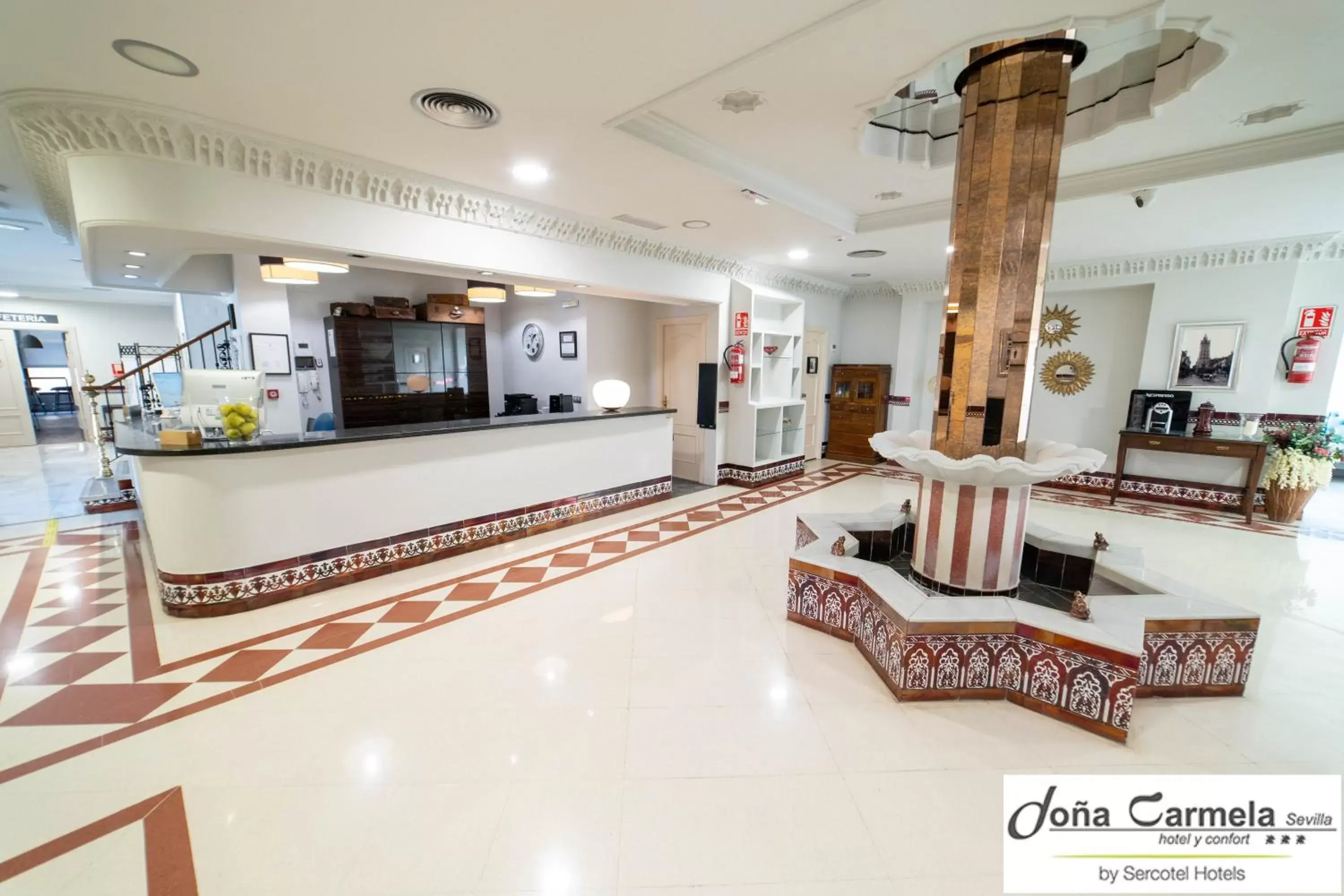 Lobby or reception, Lobby/Reception in Hotel Sercotel Doña Carmela