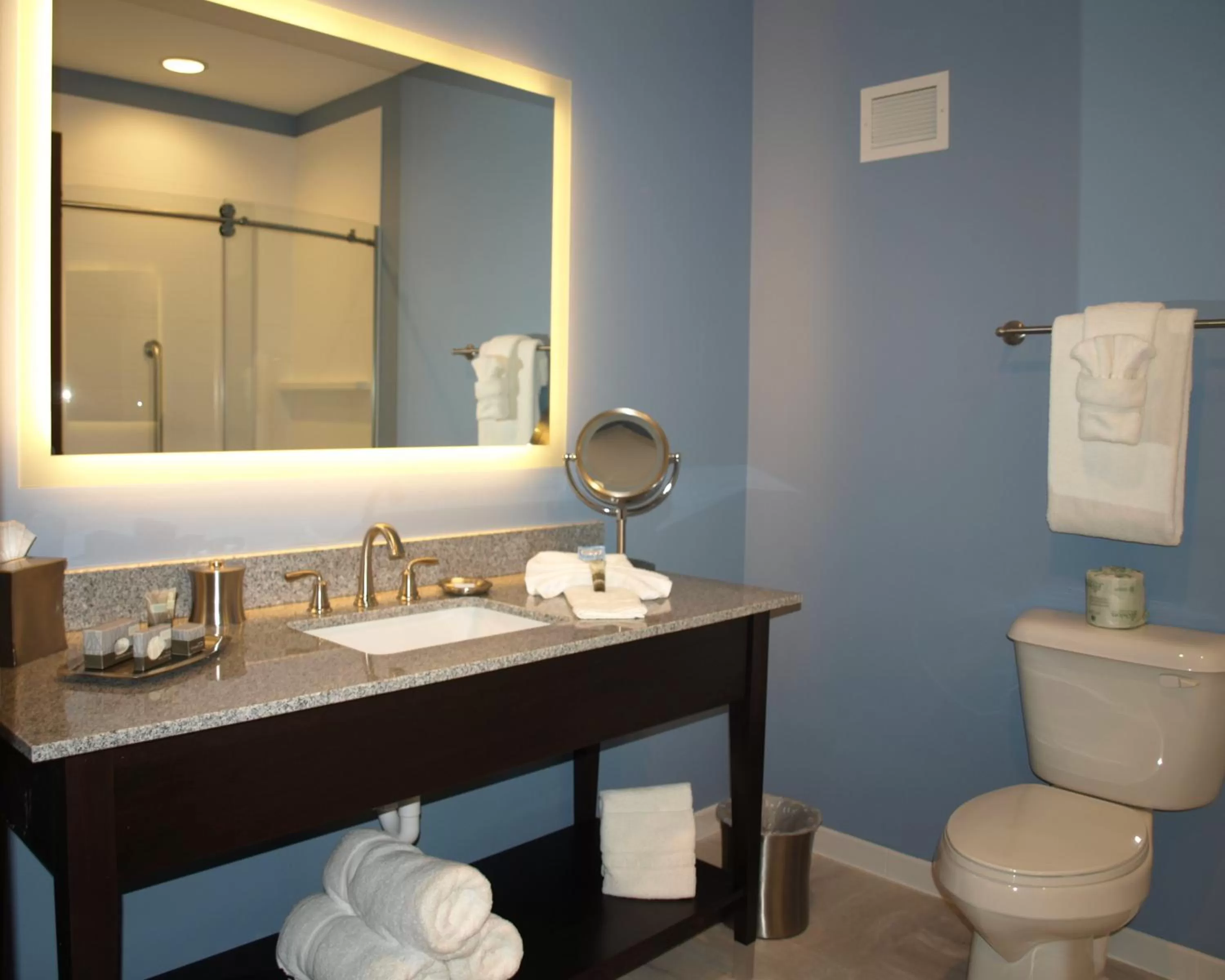 Bathroom in Hotel at Batavia Downs