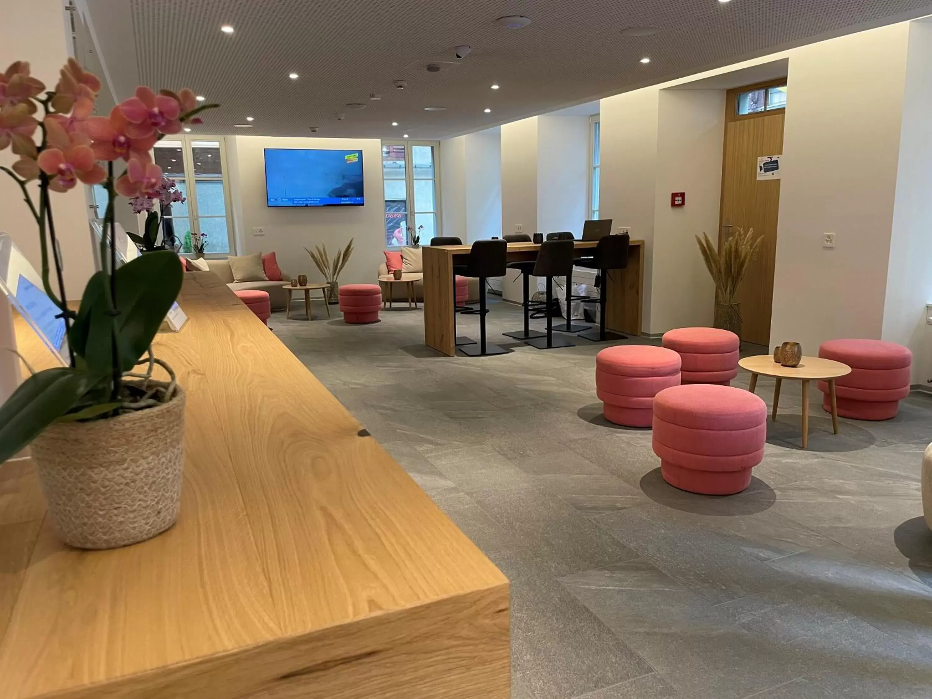 Lobby/Reception in Aparthotel Krone - Self Check-In