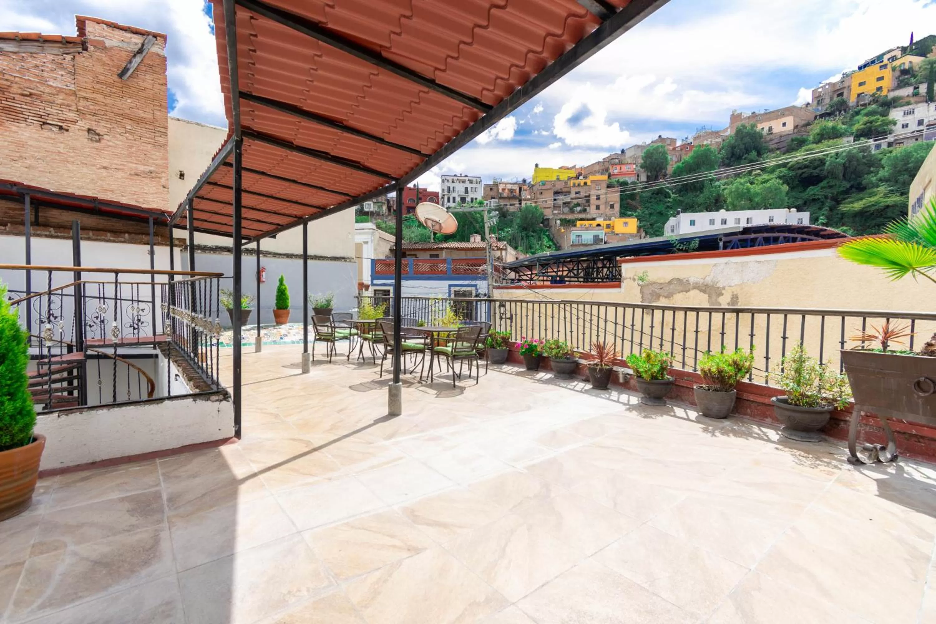 Balcony/Terrace in Hotel Casa Sangre de Cristo