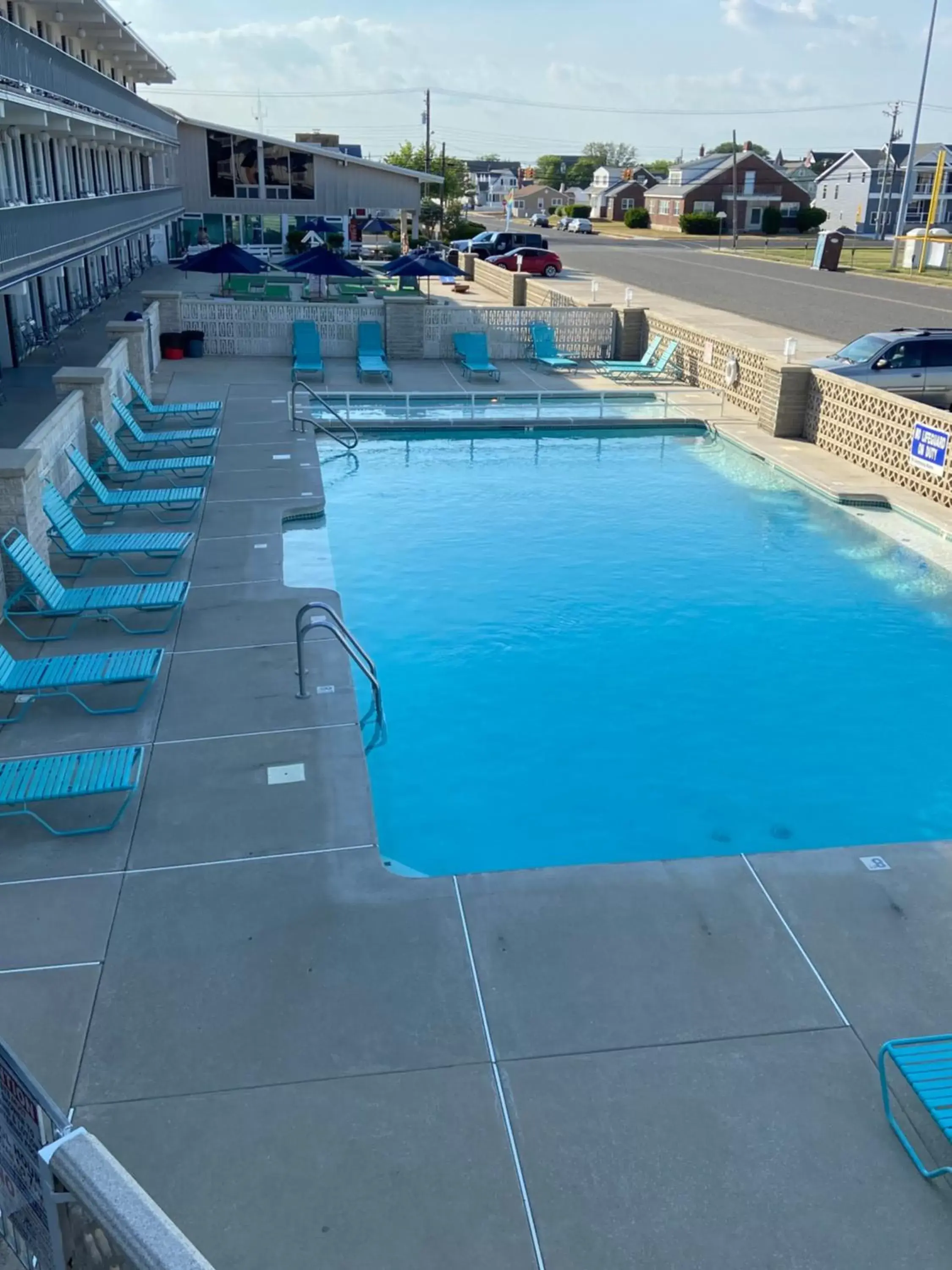 Pool view in Yankee Clipper Resort Motel