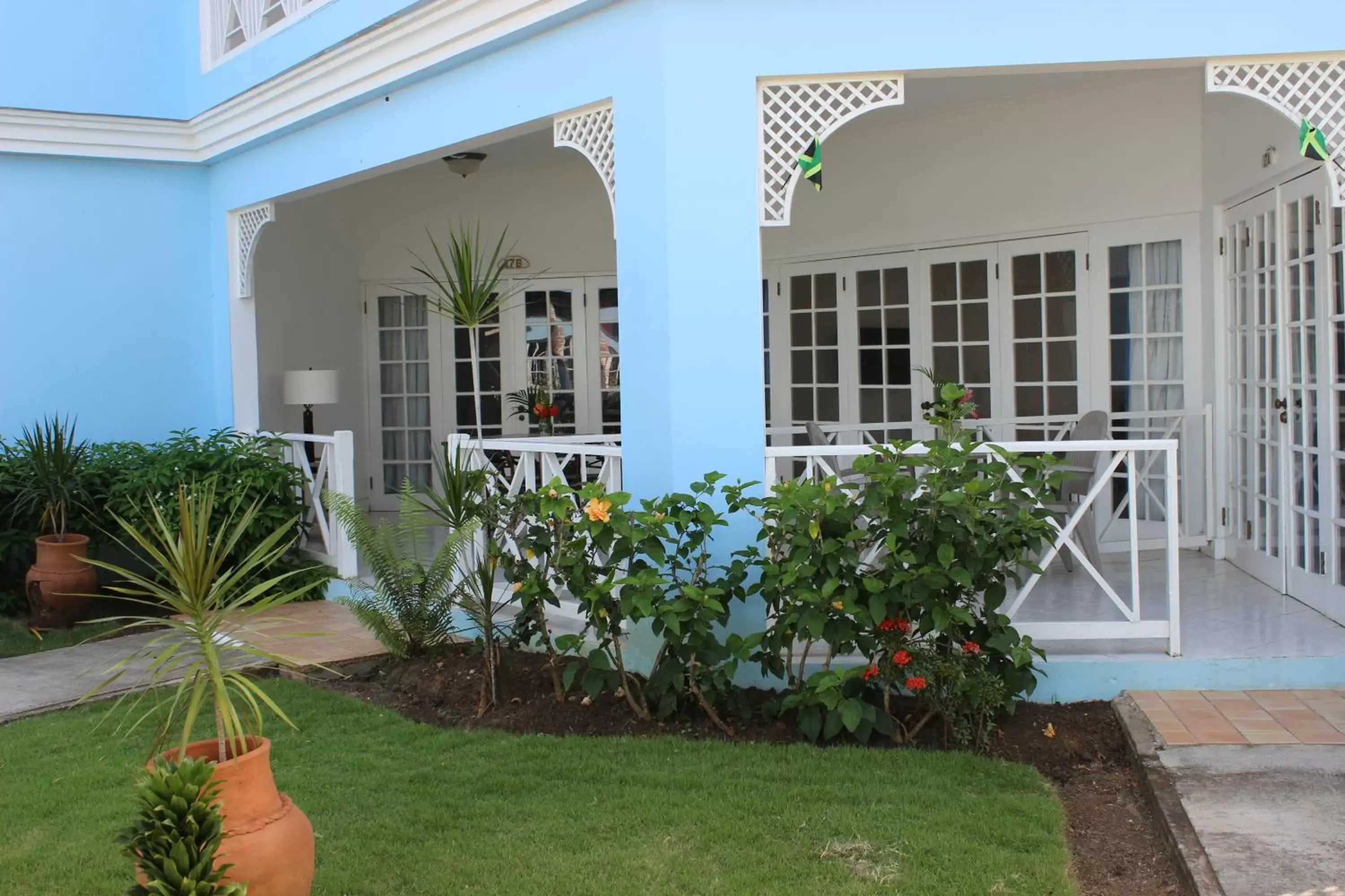 Garden, Property Building in Beachcomber Club Resort