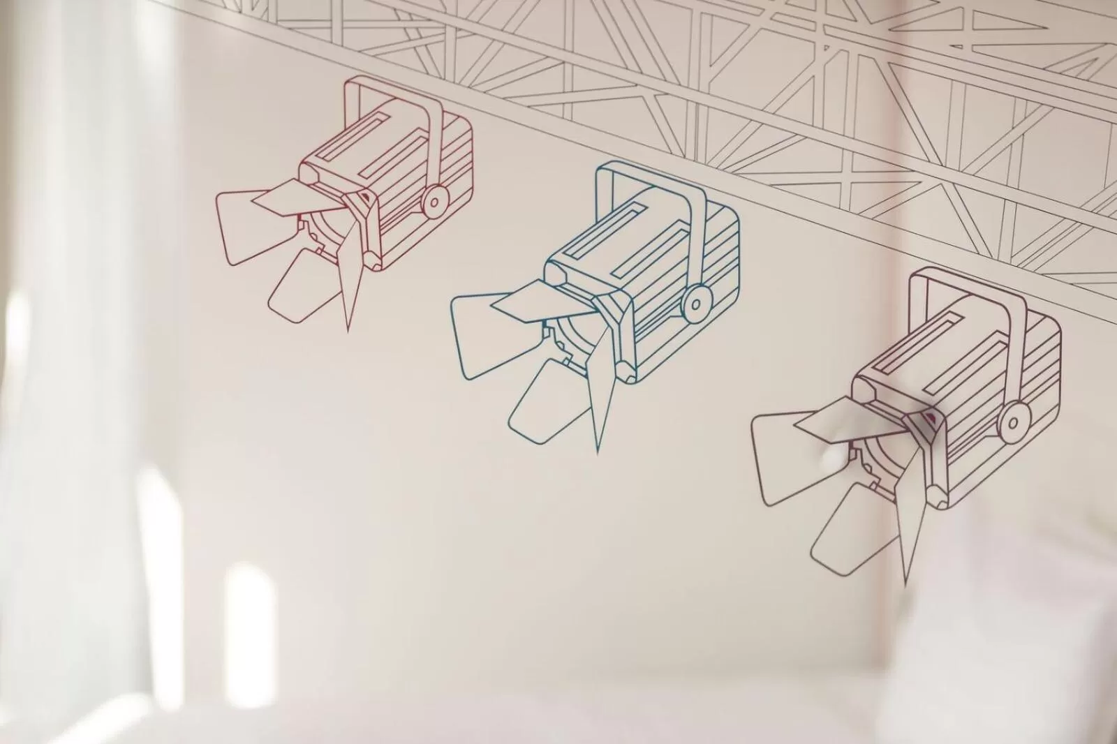 Decorative detail in ibis Styles Glasgow Central