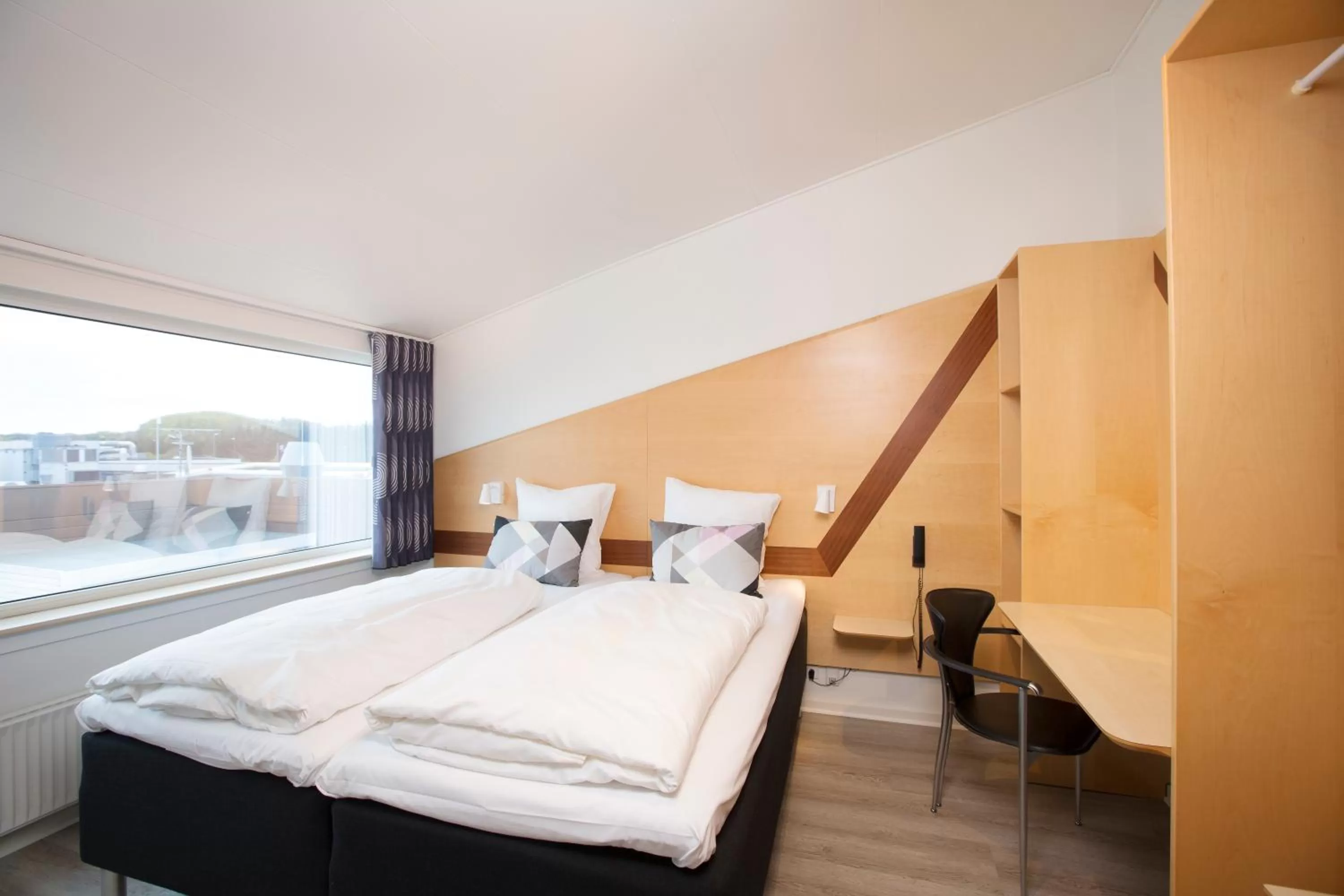 Bed in Hotel Hedegaarden