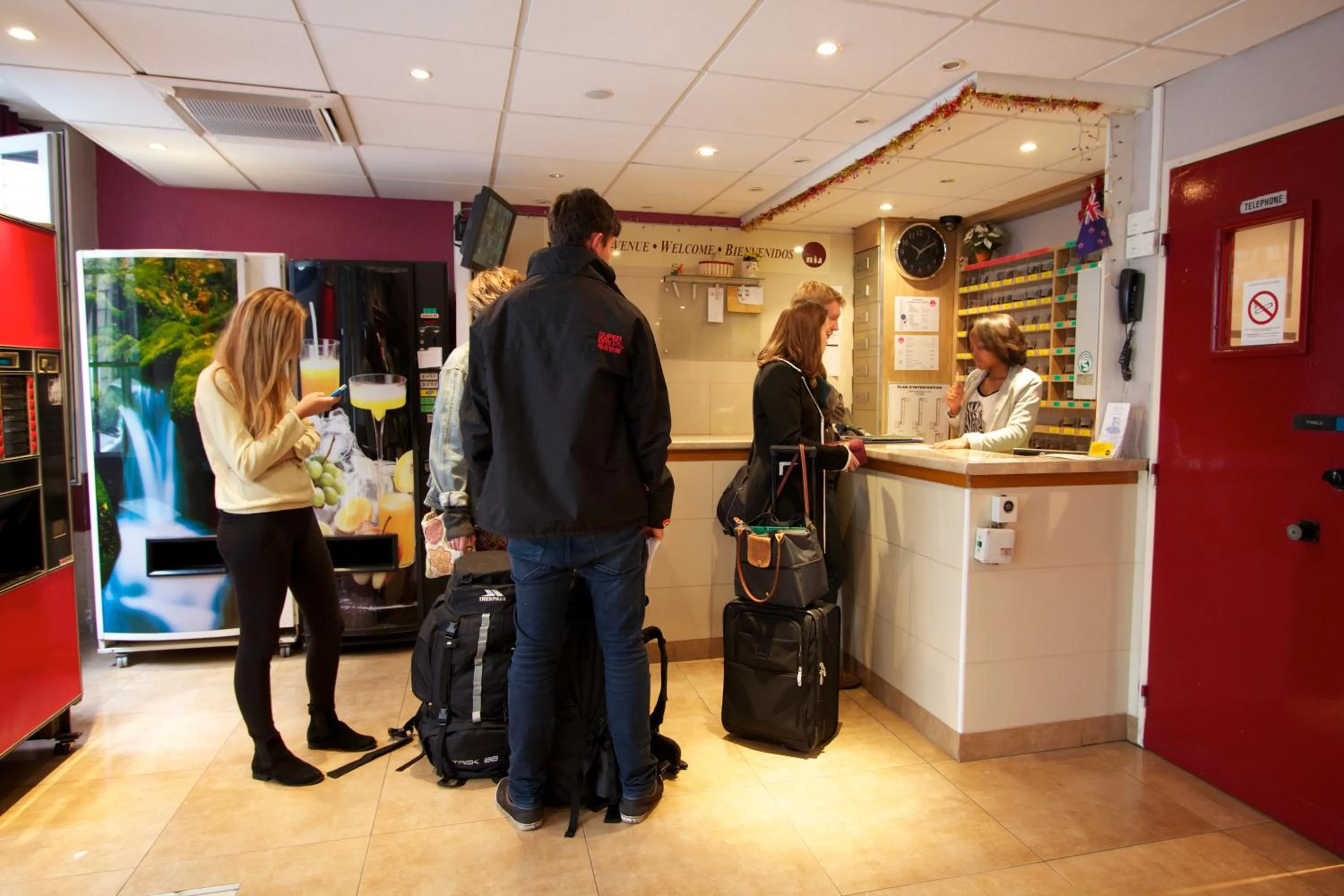 Staff in Bastille Hostel