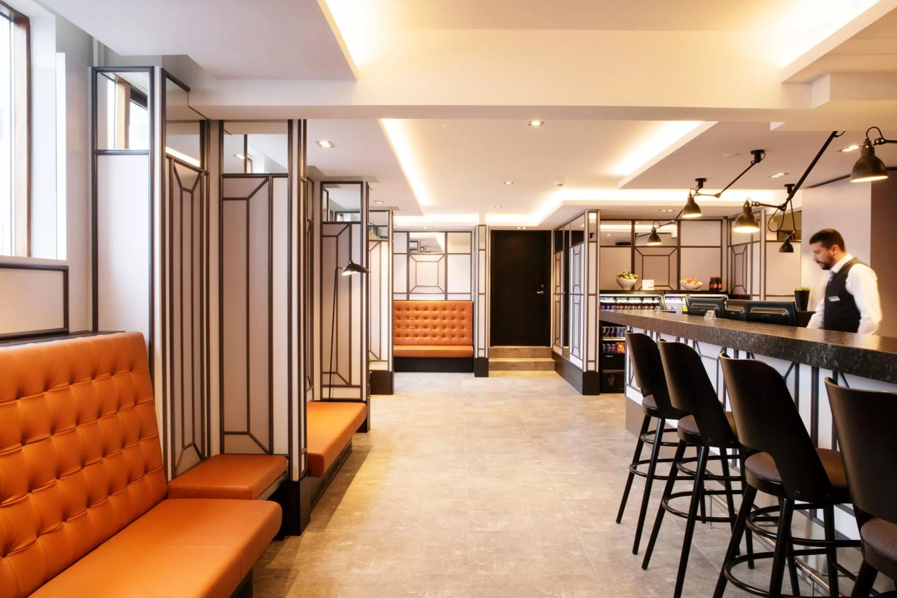 Lobby or reception in Fosshotel Baron