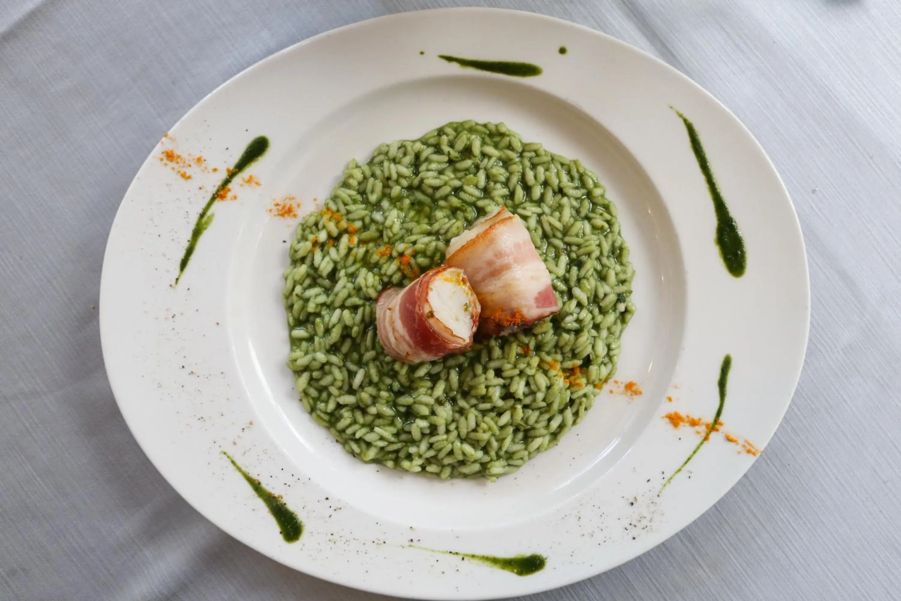 Food close-up in Grand Hotel Tettuccio