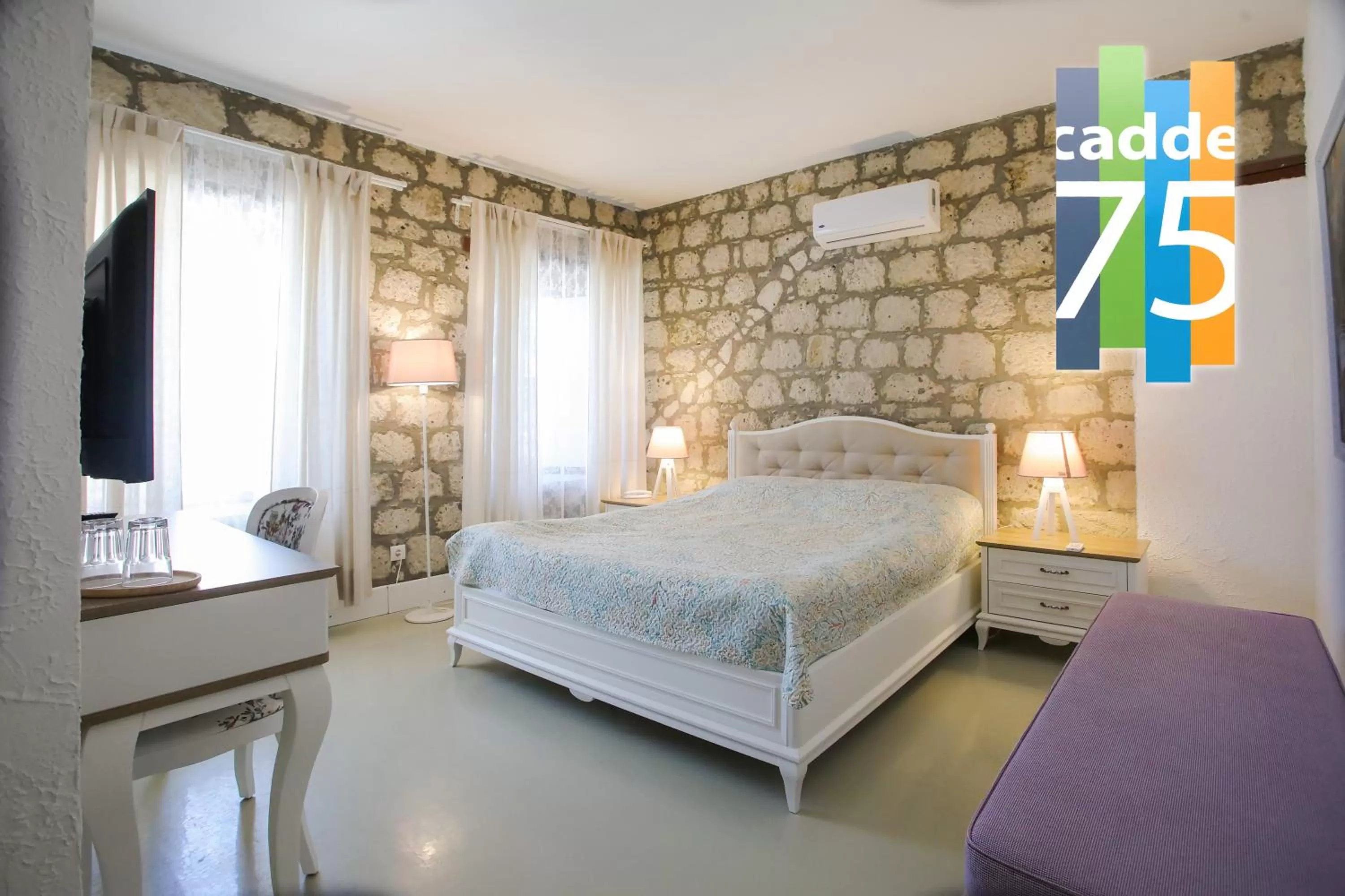 Bed in Cadde 75 Luxury Hotel - Alaçatı