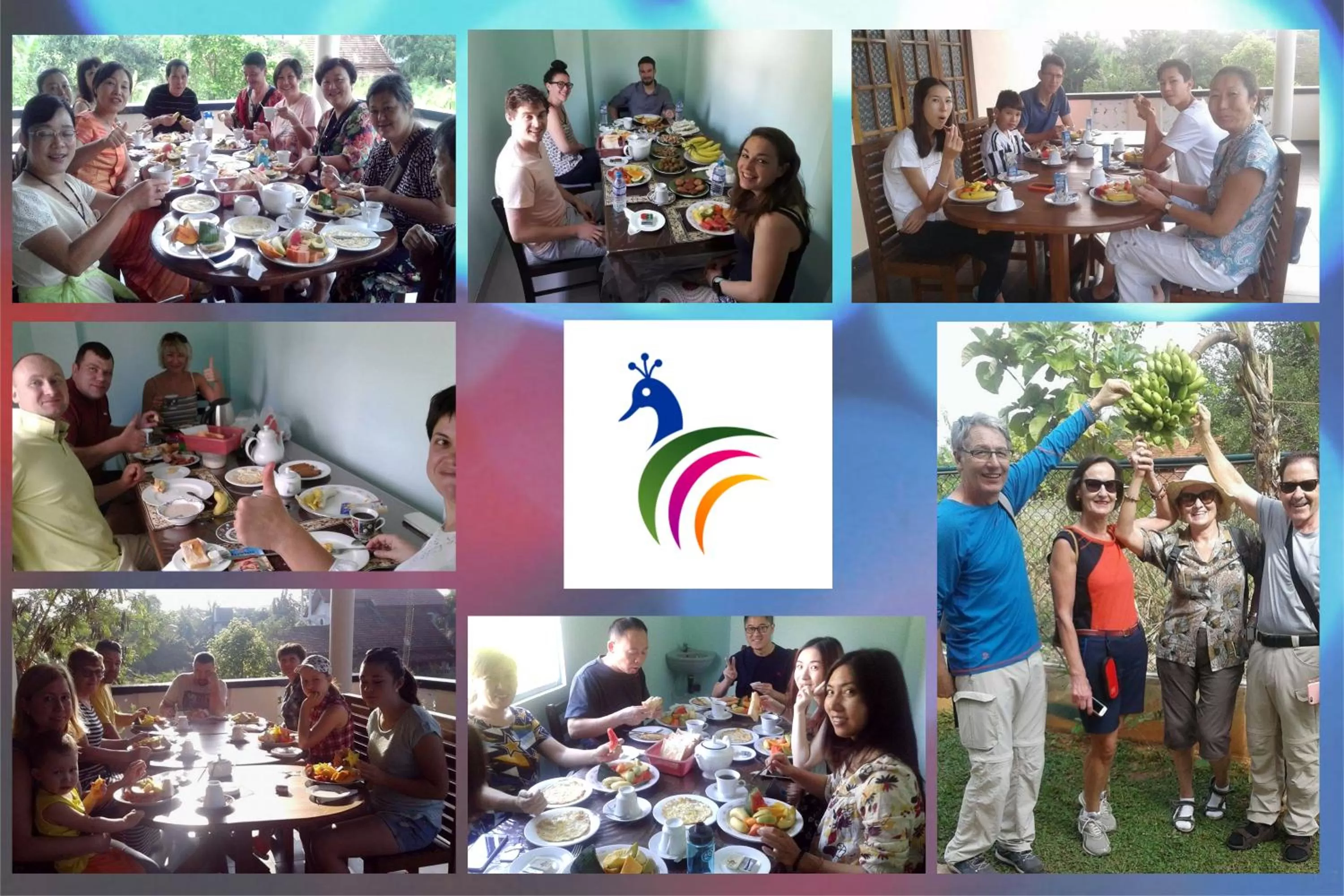 group of guests in New Peacock Resort