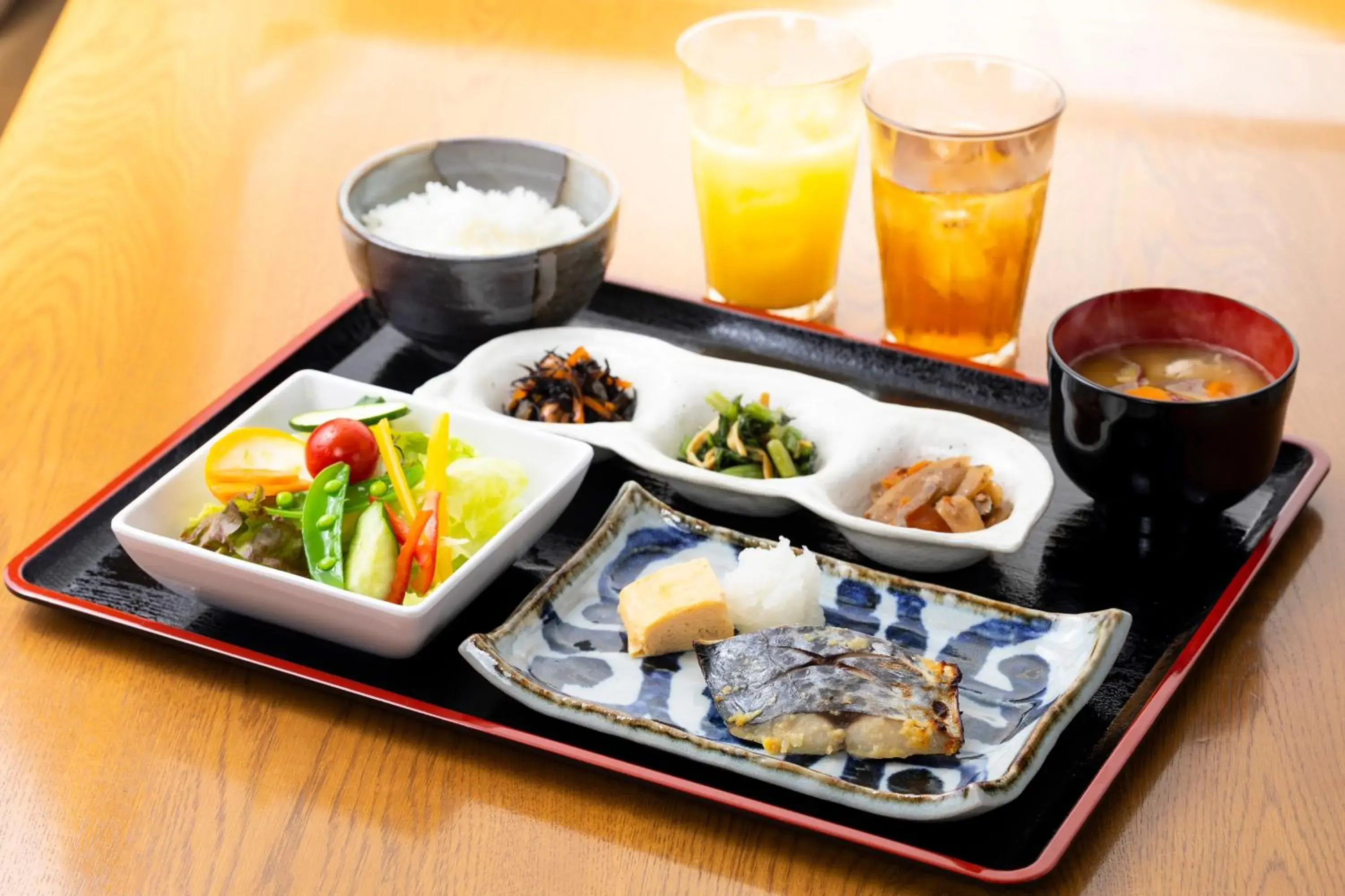 Asian breakfast in JR Clement Inn Takamatsu Asian breakfast in JR Clement Inn Takamatsu