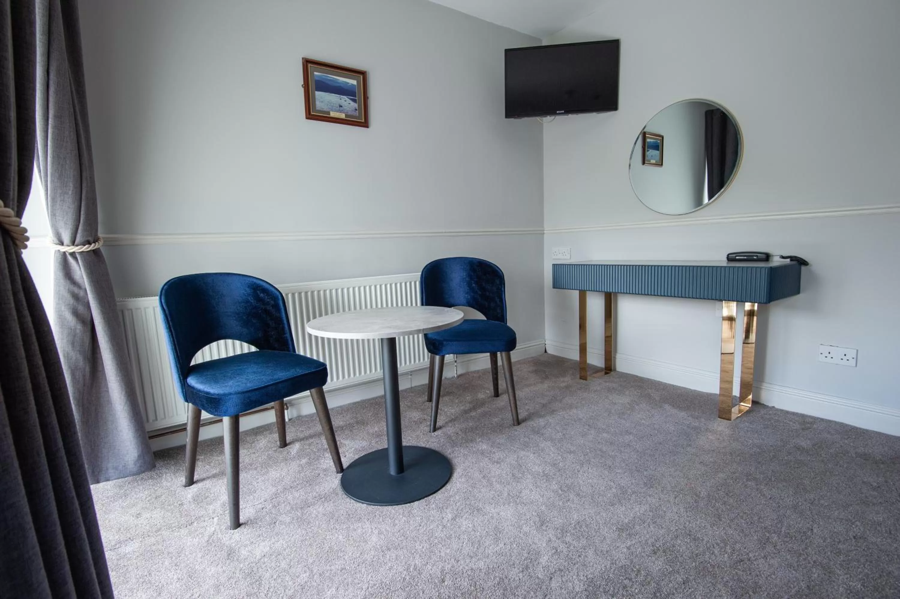 Seating area in Woodenbridge Hotel