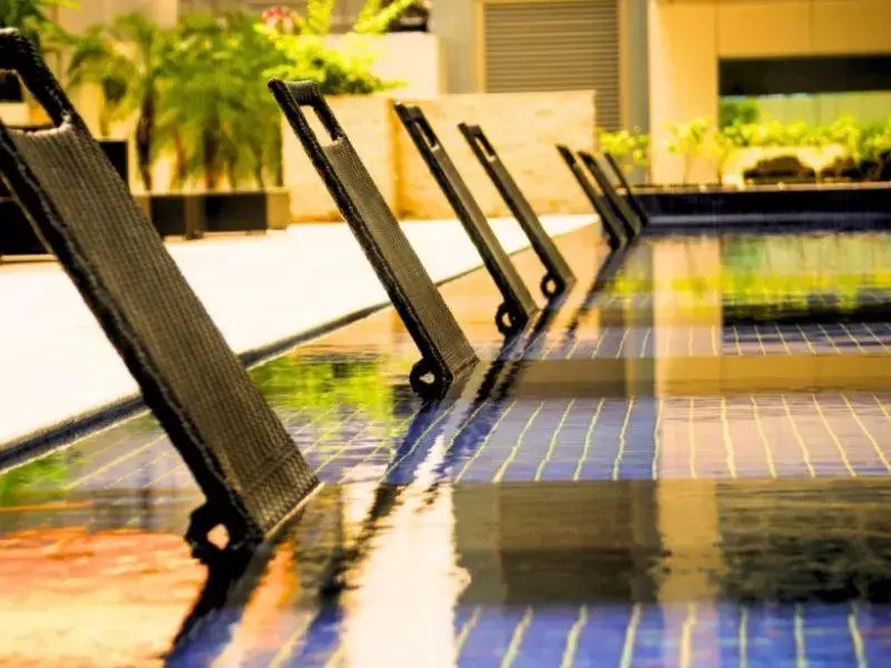 Swimming pool in The Mini Suites - Eton Tower Makati