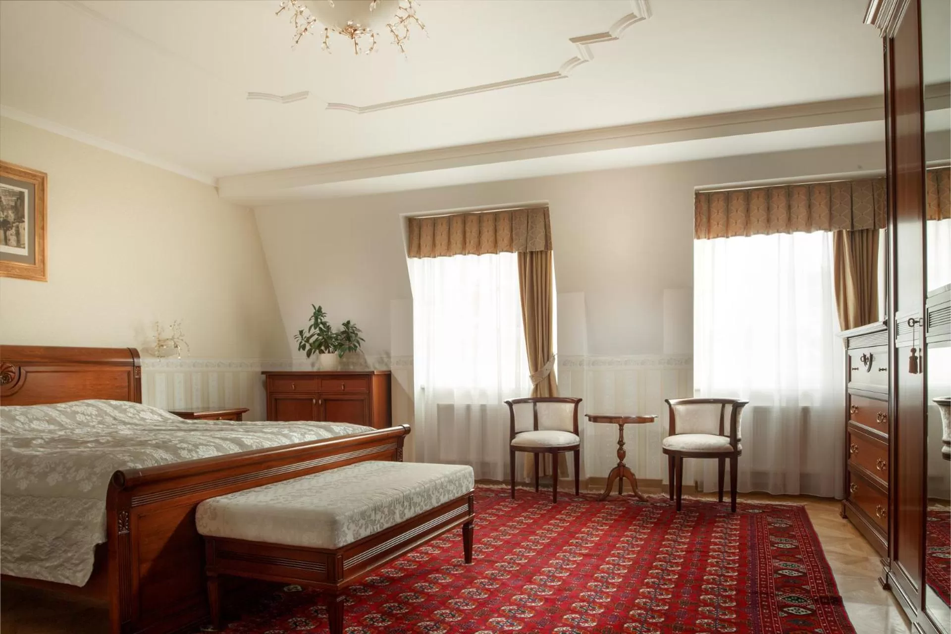 Bedroom, Bed in Spa Hotel Schlosspark