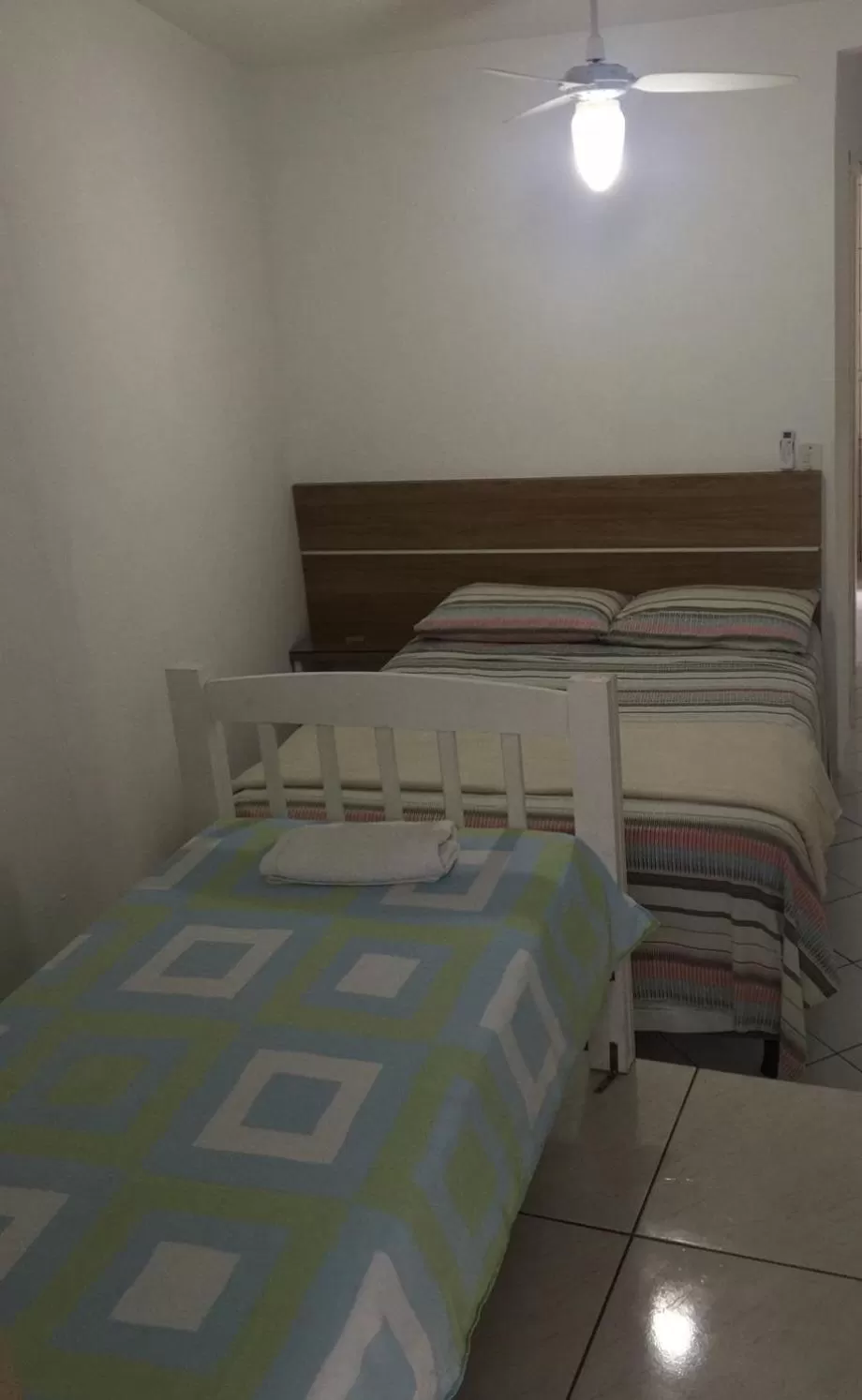 Bed in Pousada Almeida