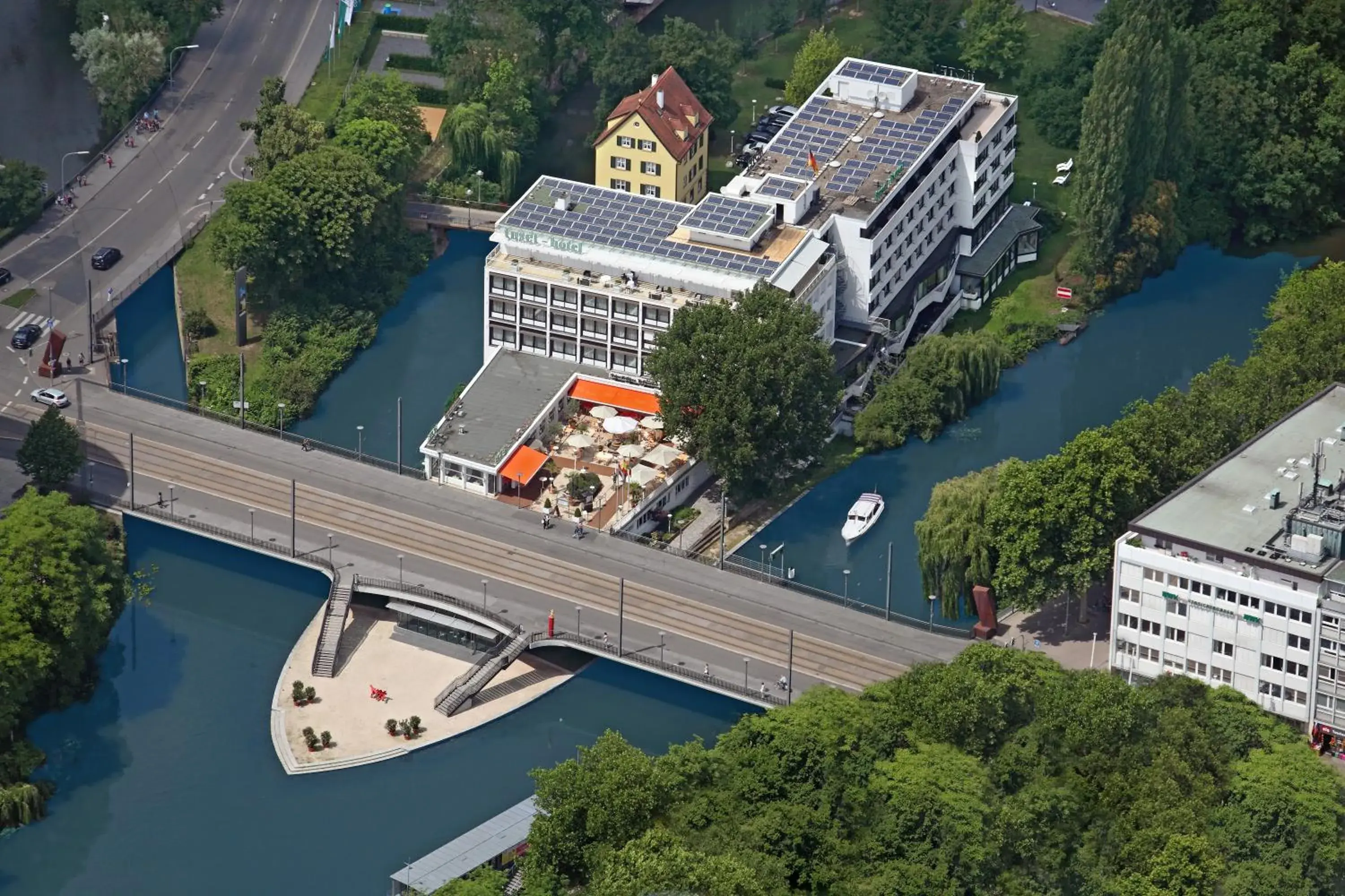 Area and facilities, Bird's-eye View in Insel-Hotel Heilbronn
