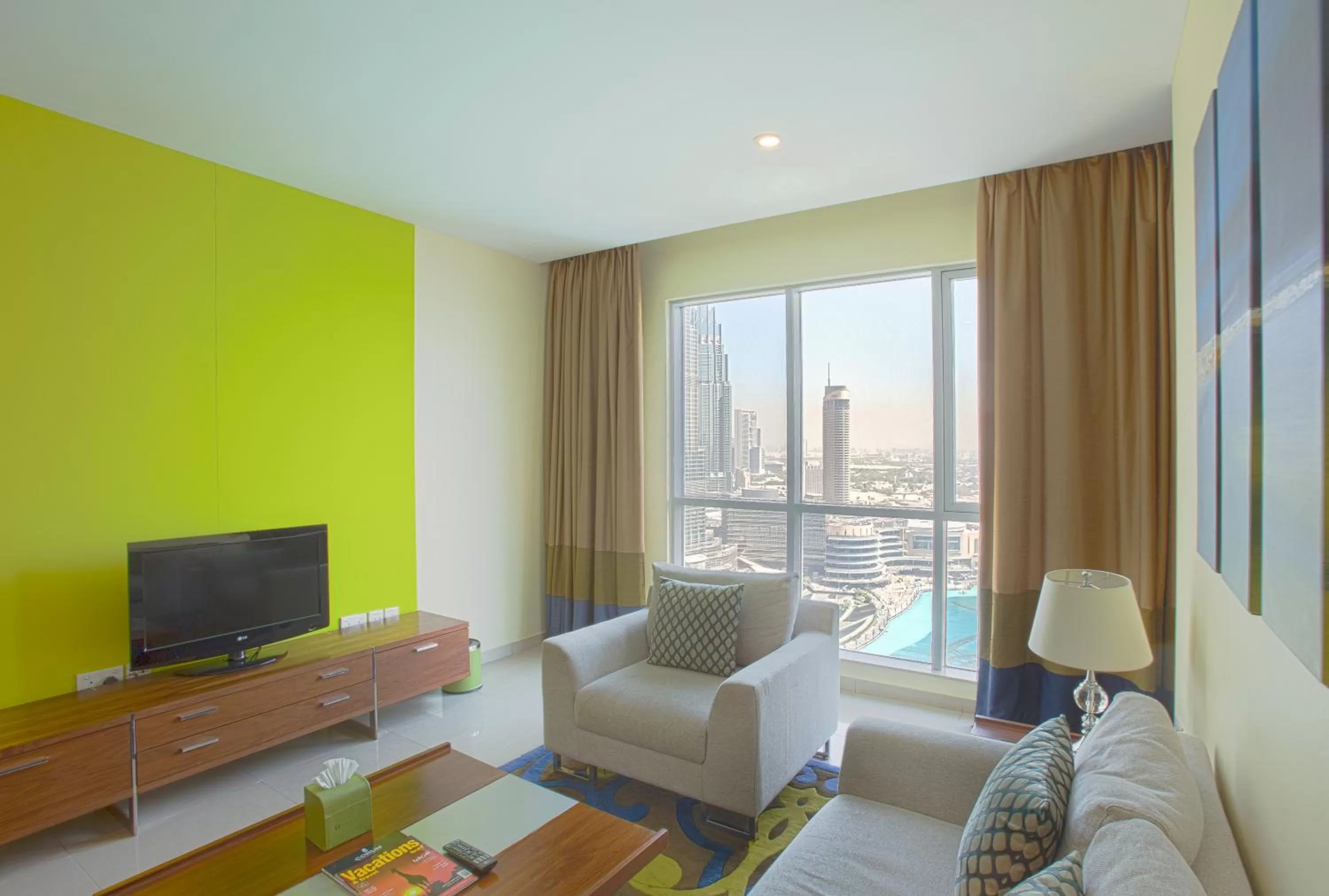 Living room in Ramada by Wyndham Downtown Dubai