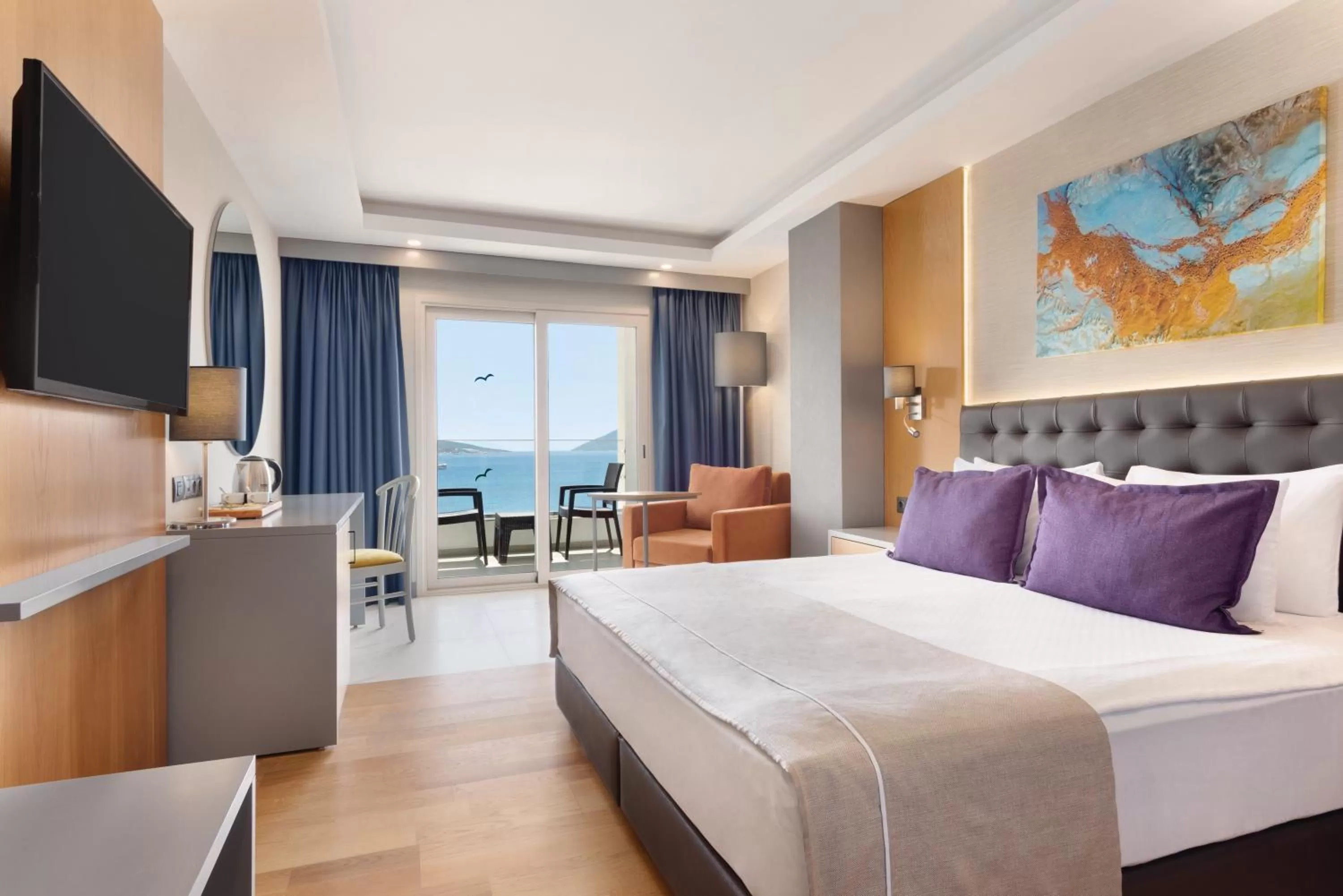 Bedroom, Bed in La Quinta by Wyndham Bodrum
