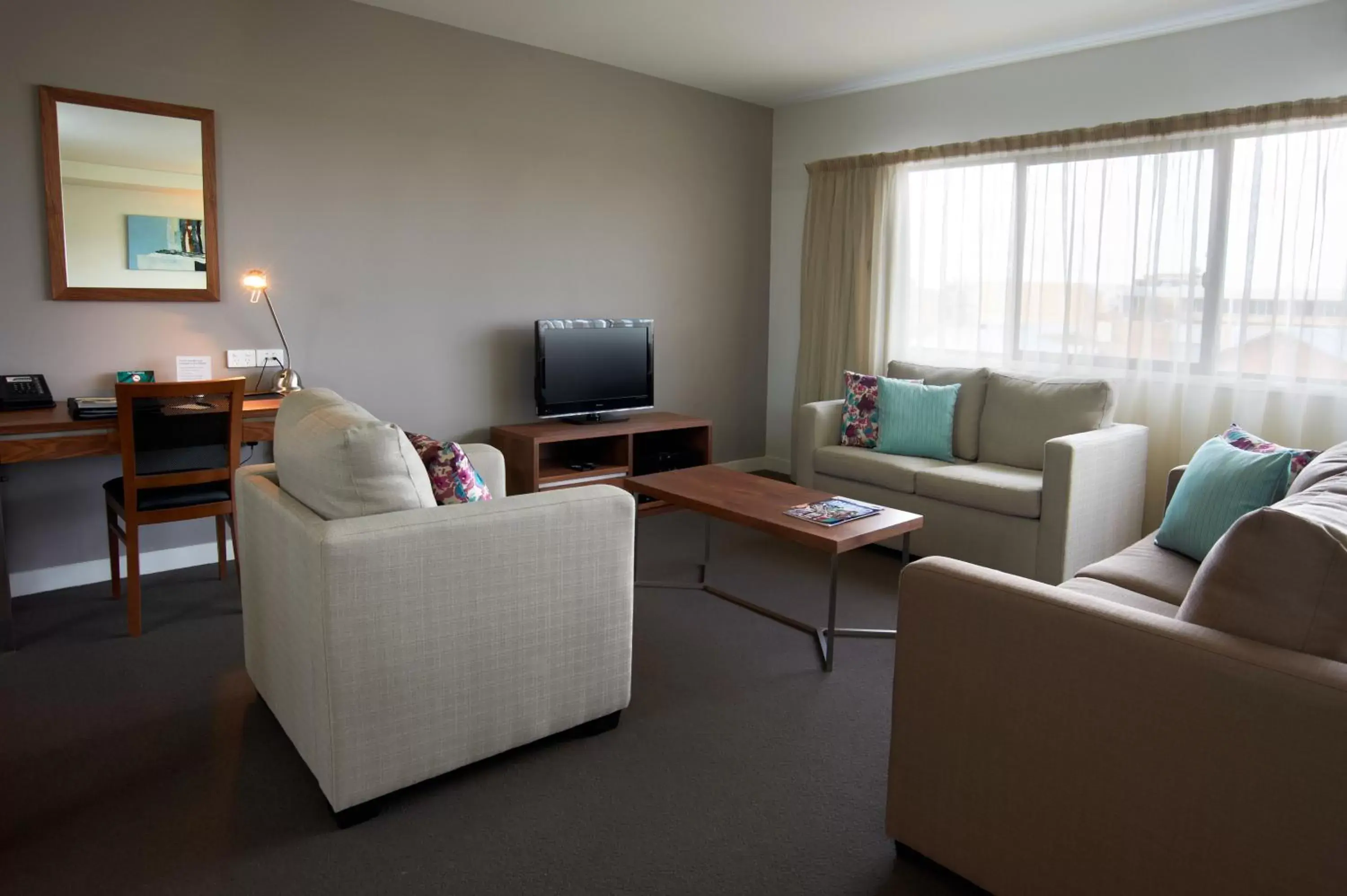 Living room, Seating Area in Quest Dubbo