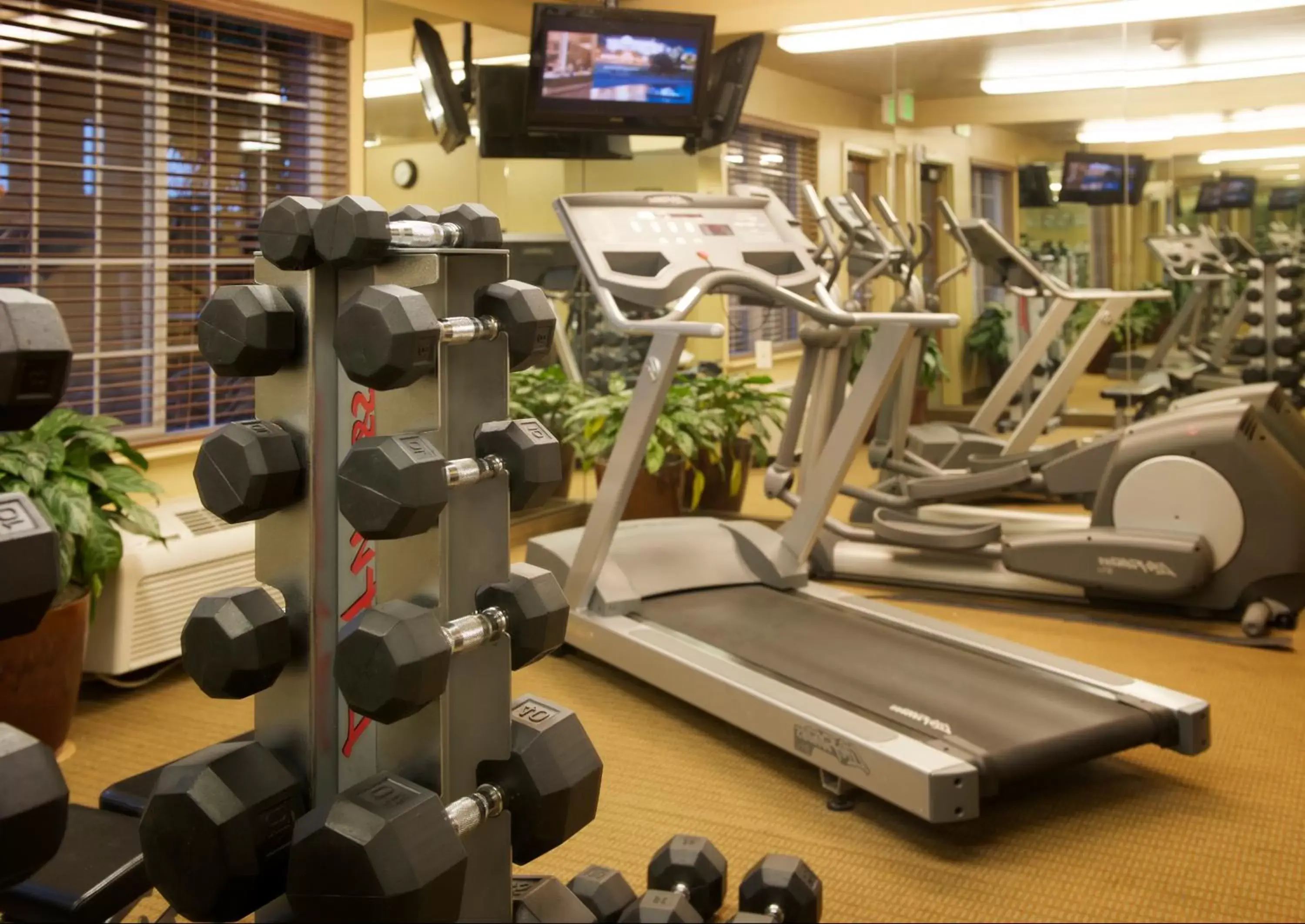 Fitness centre/facilities, Fitness Center/Facilities in Larkspur Landing Roseville-An All-Suite Hotel