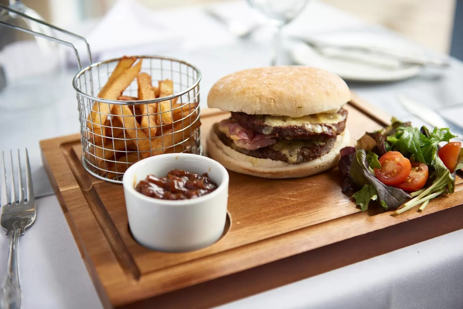 Food close-up in St James Hotel