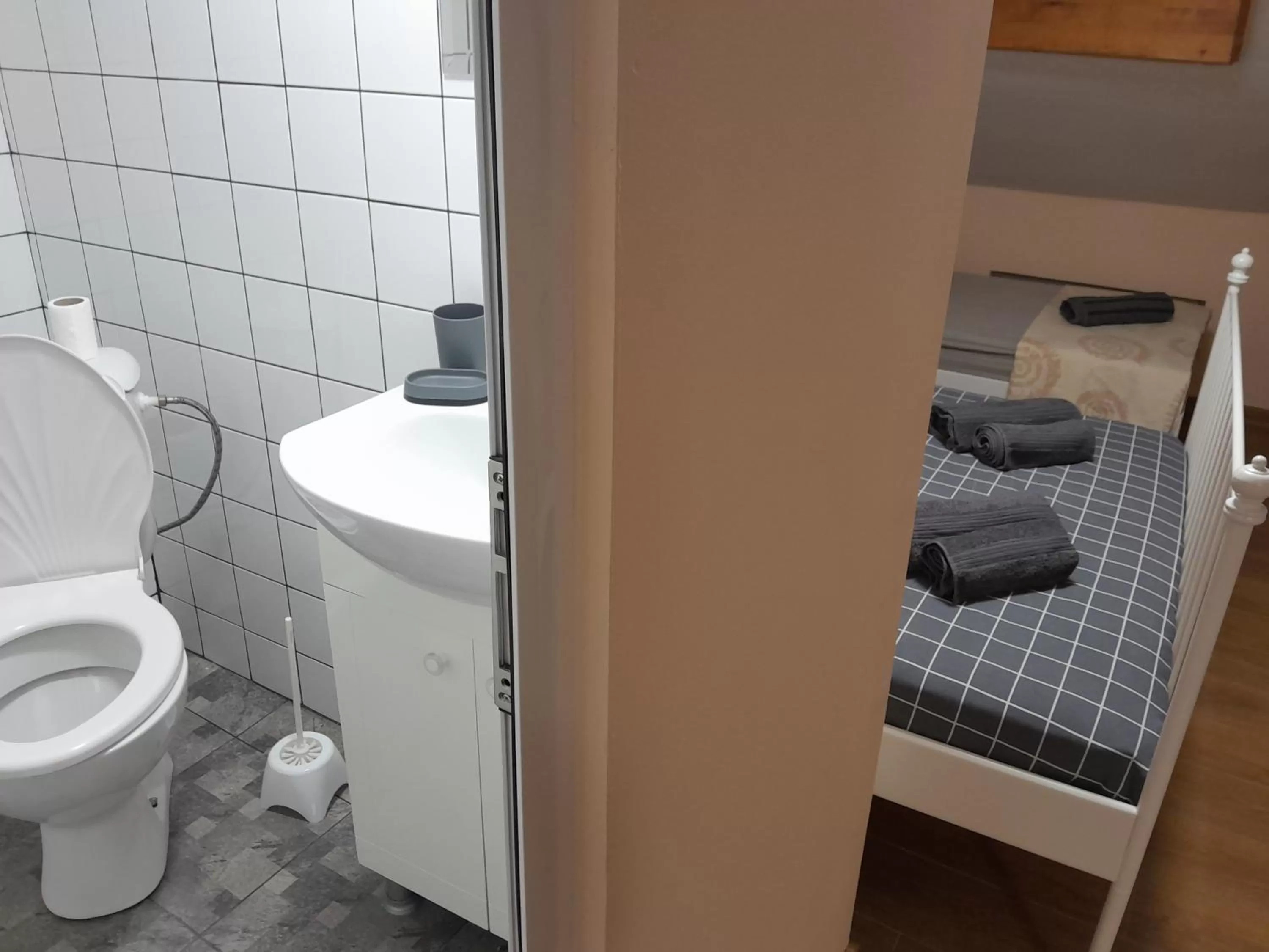 Toilet, Bathroom in HANCHO SevenUps - KAPANA Plovdiv Center