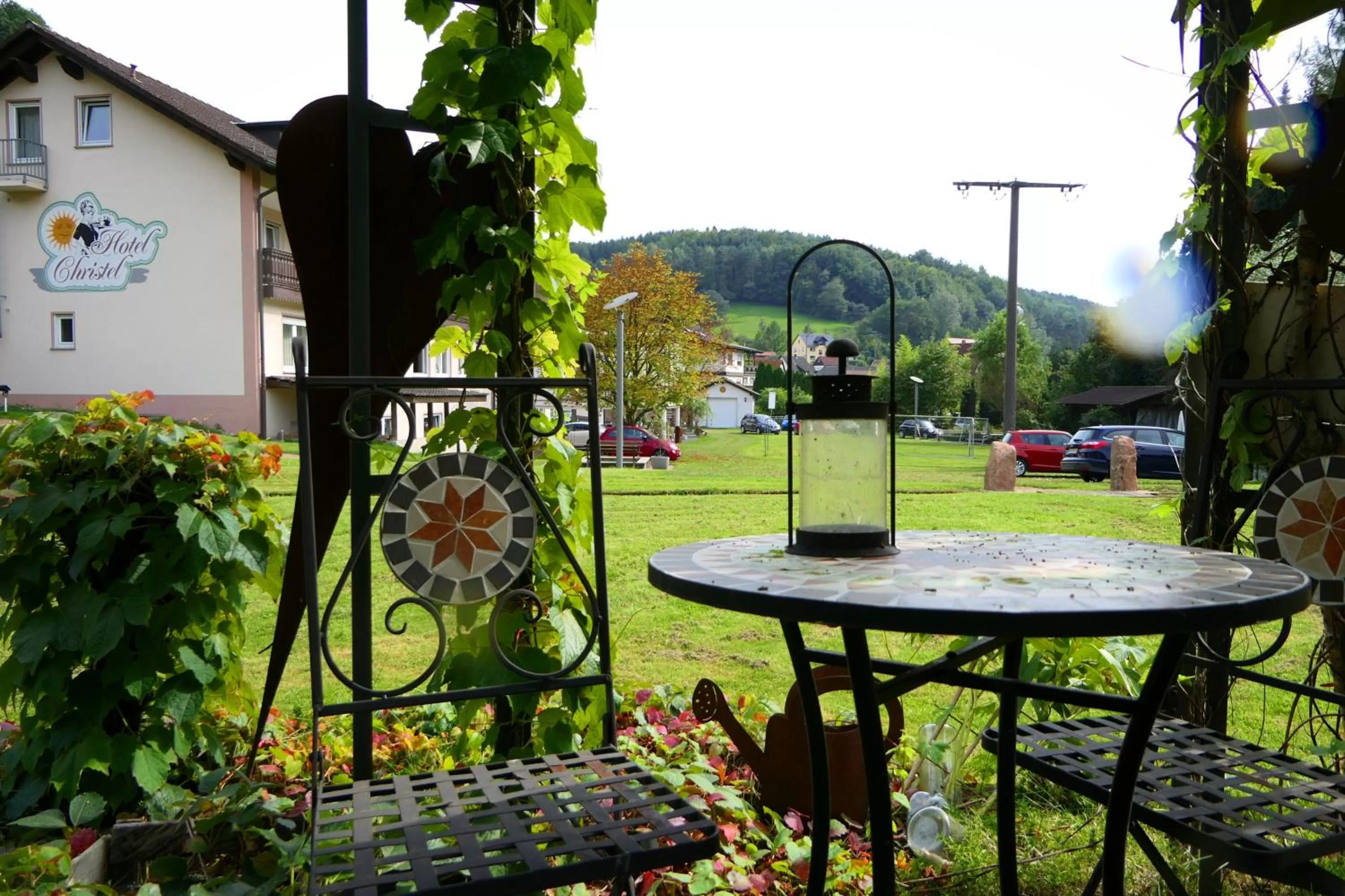 Garden in Hotel Christel