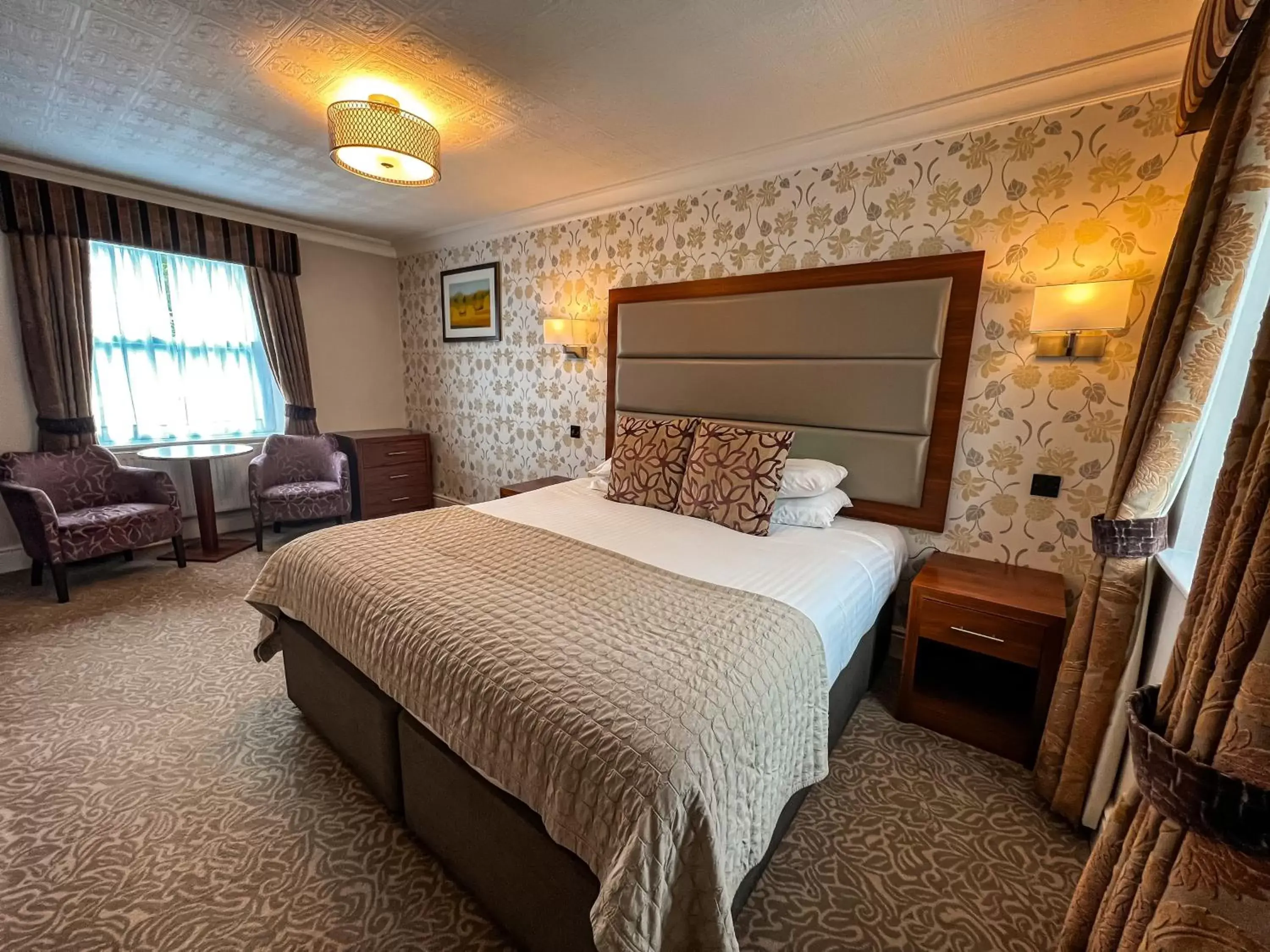 Bed in The Borrowdale Hotel