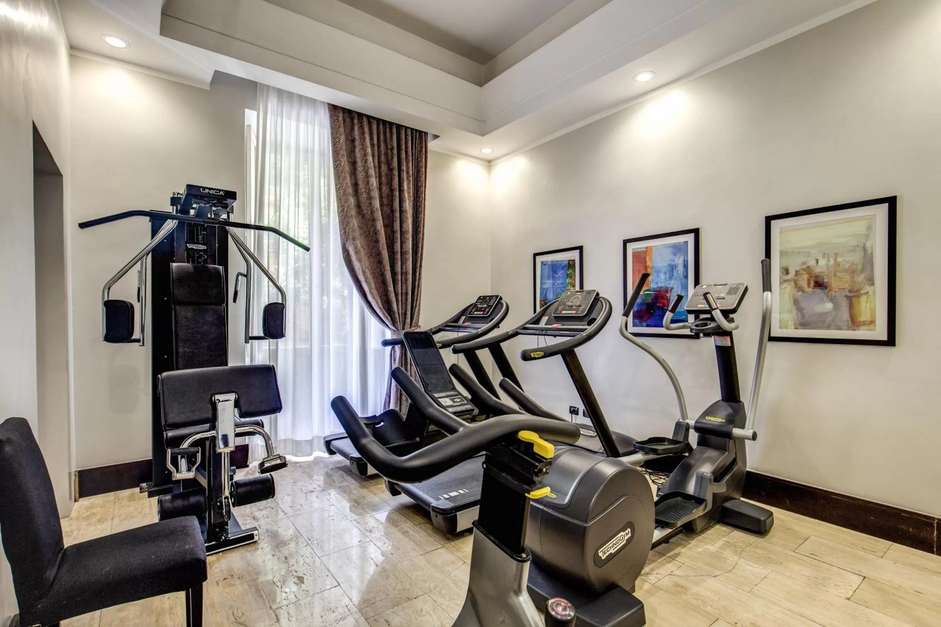 Fitness centre/facilities in Hotel Giuggioli