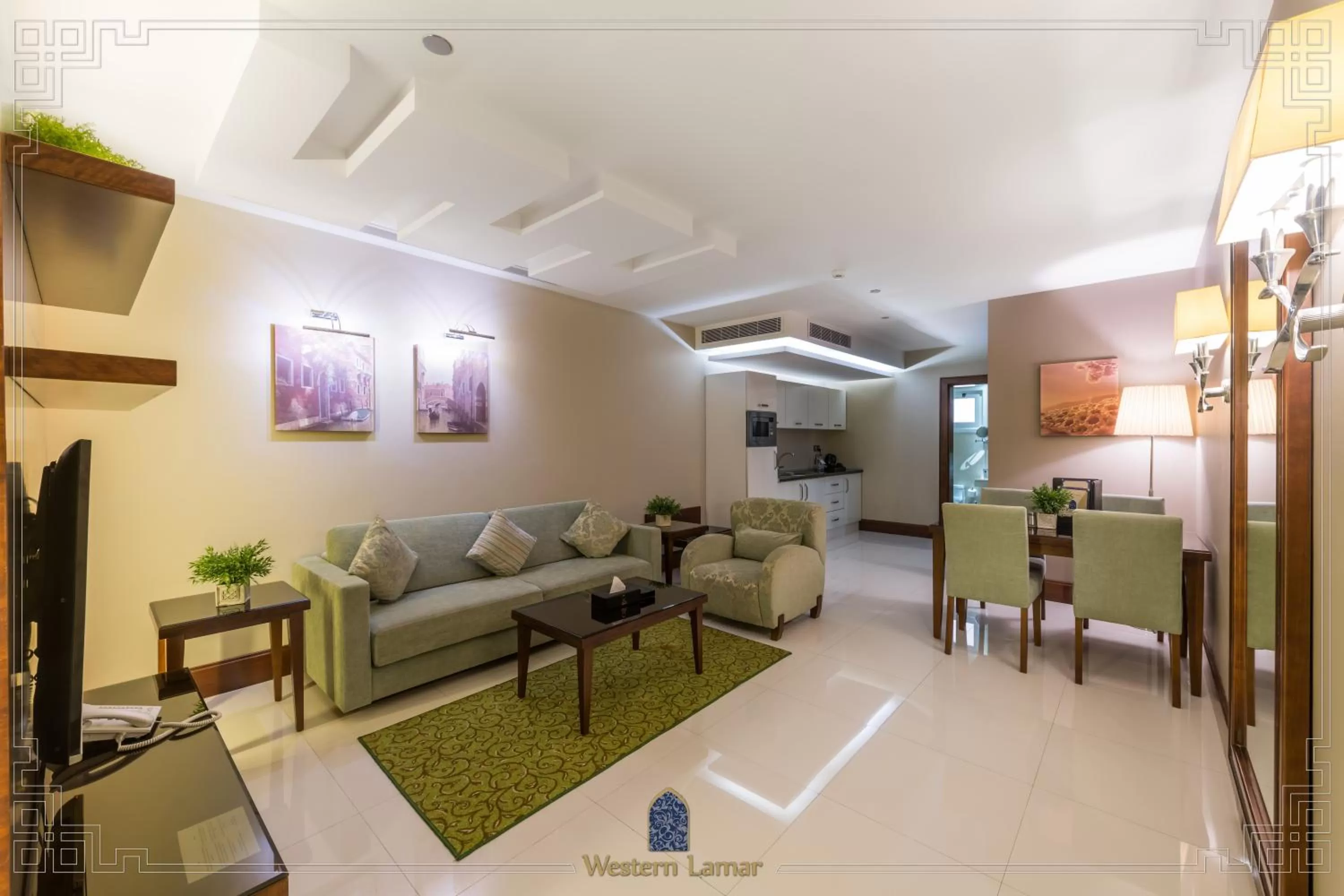 Seating Area in Western Lamar Hotel