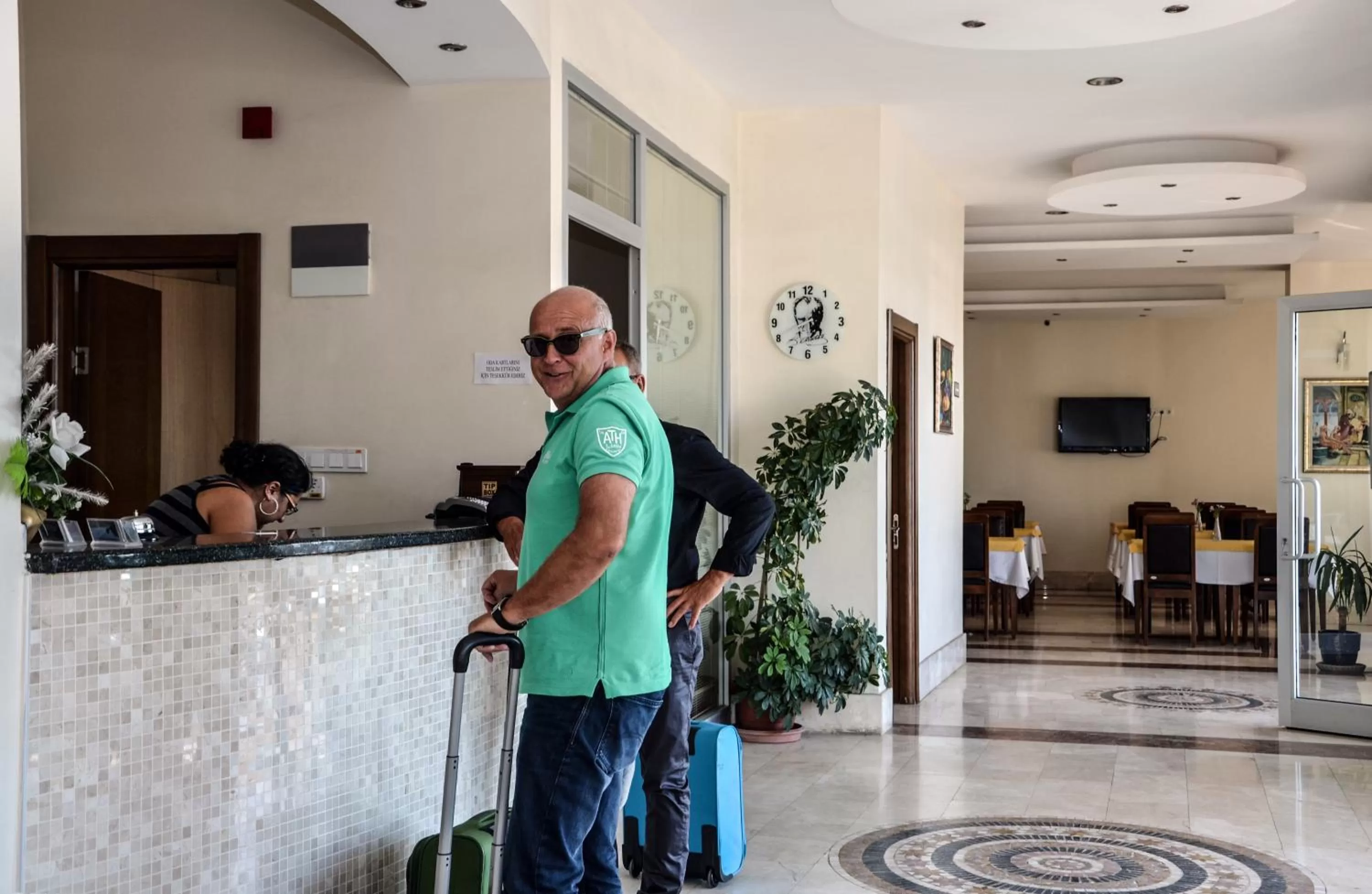 Staff in Perla Hotel