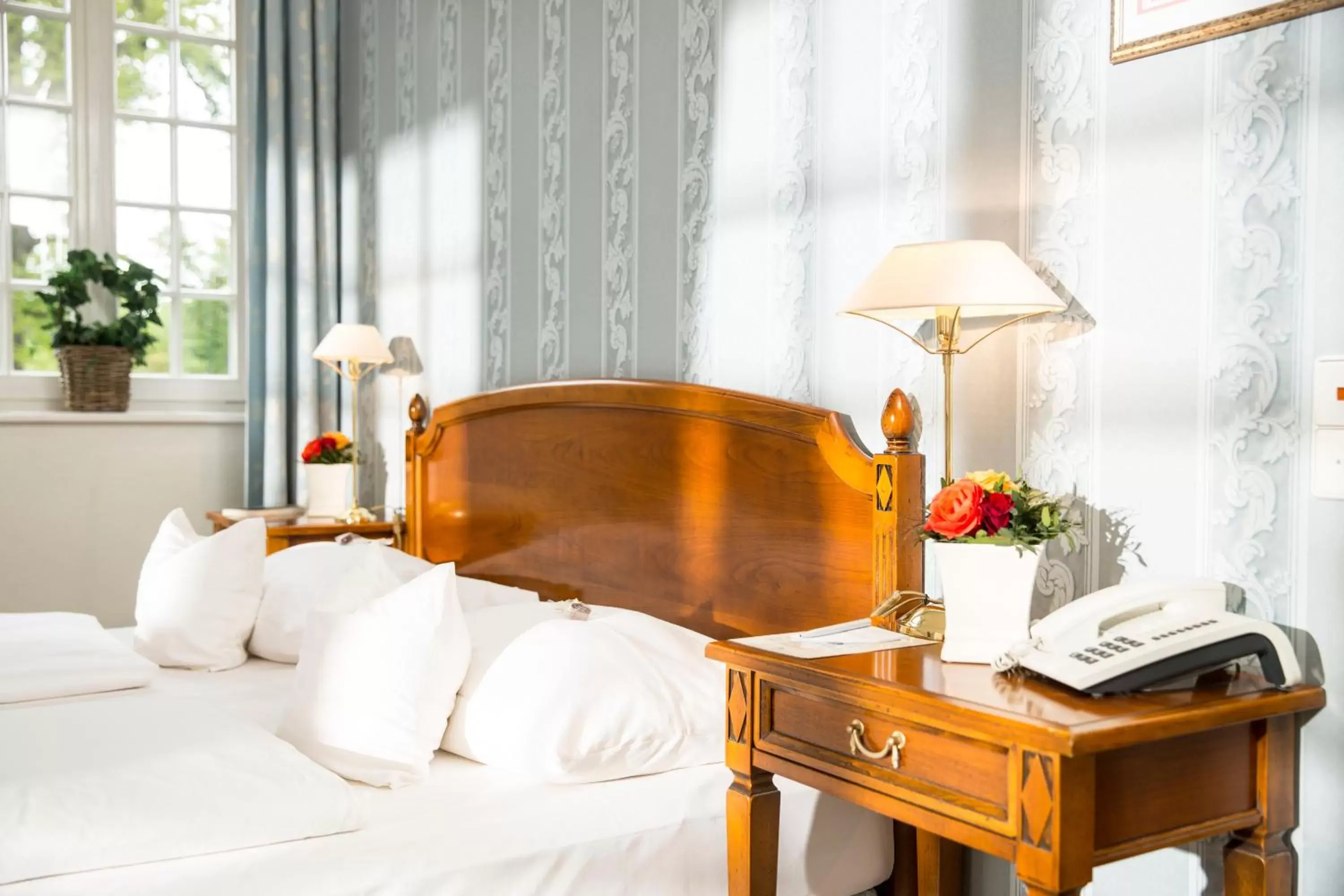 Bedroom, Bed in Landhaus Eggert