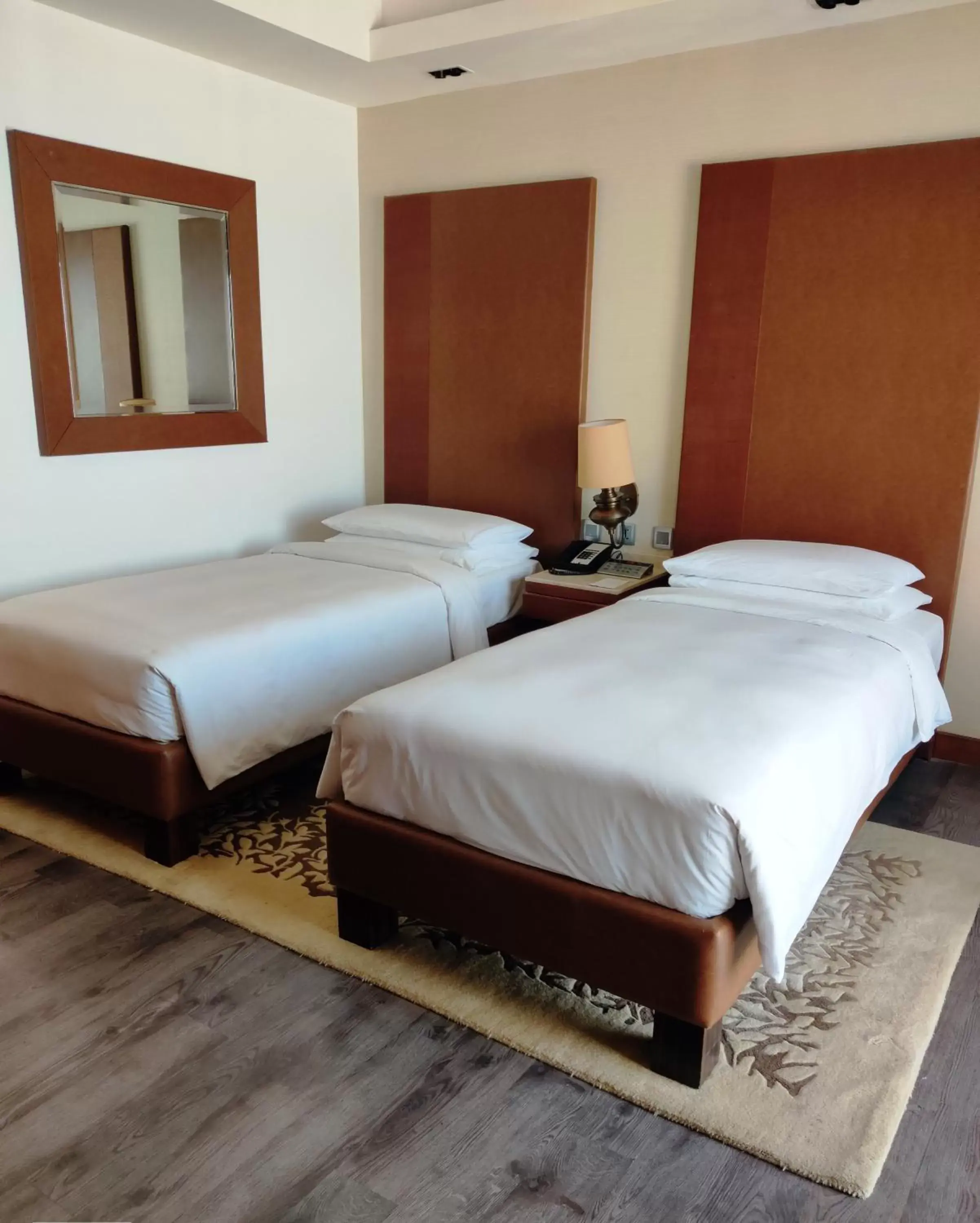 Bed in Hyatt Ahmedabad